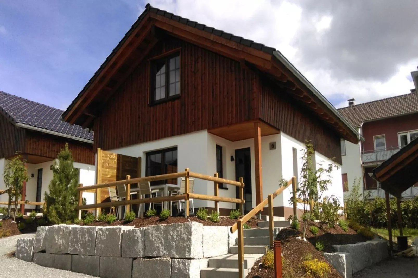 Premiumchalet bis 2 Pers-Außenbereich Sommer