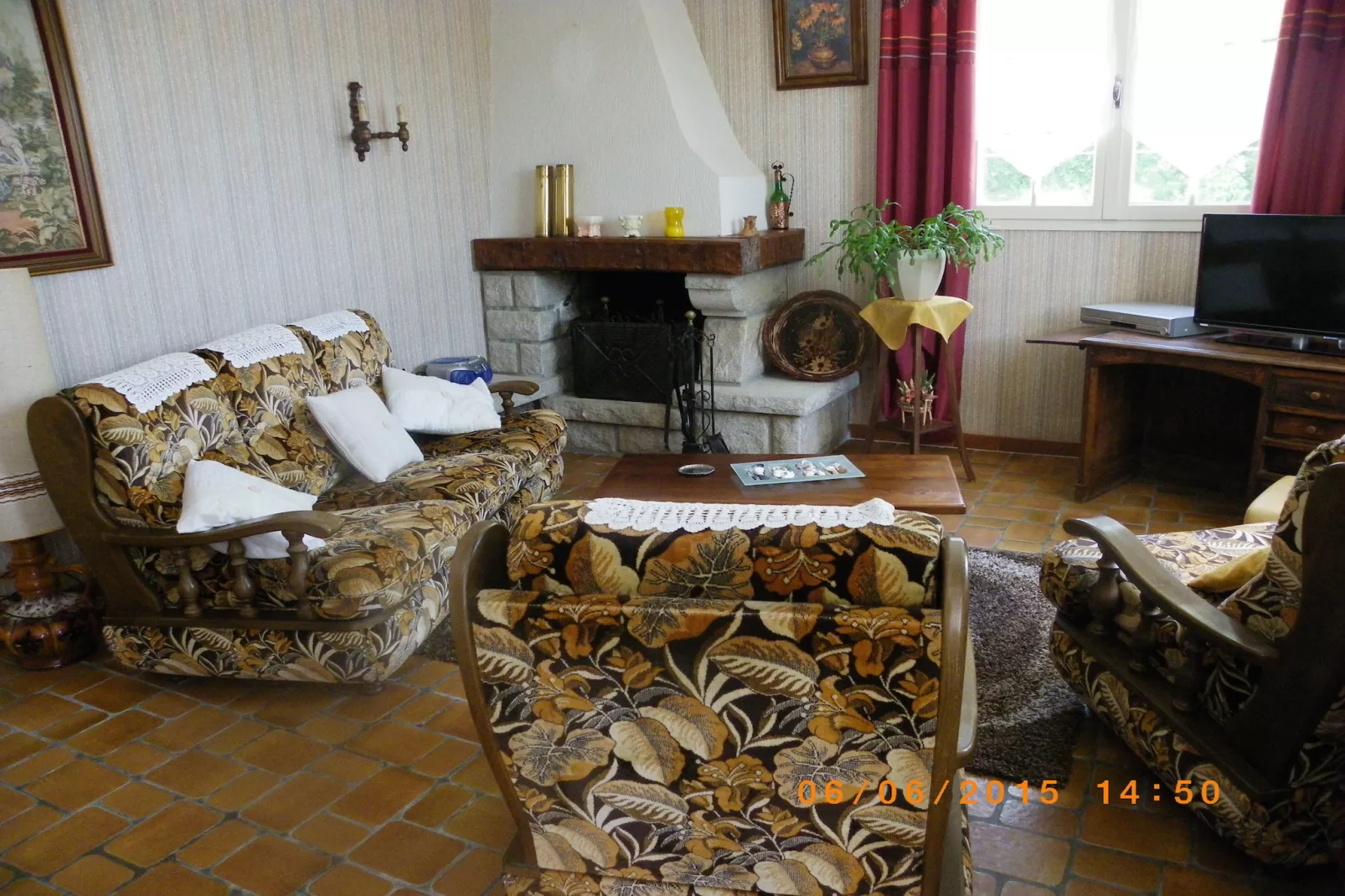 Maison de vacances Henansal-Living room