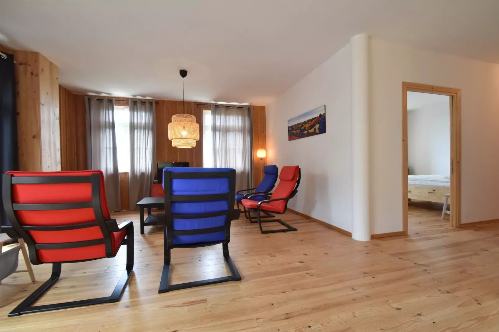 Apt  Piscine 4 pers - Levien-Living room