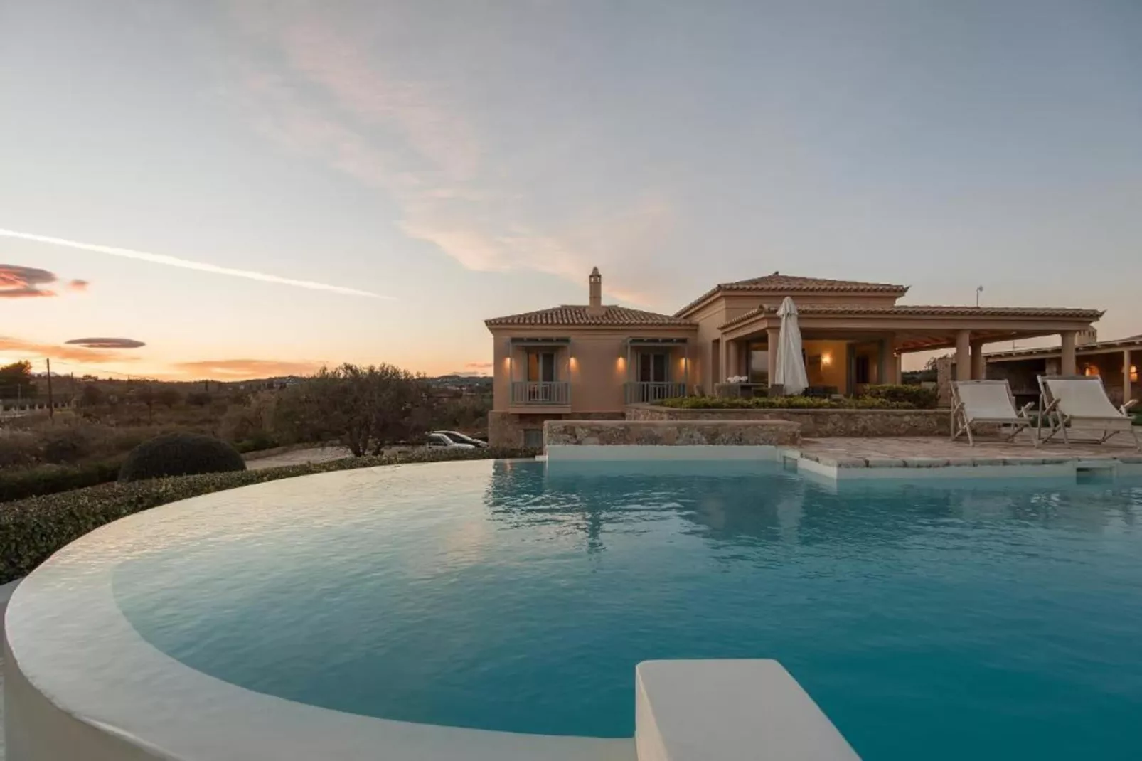 Elegant Villa Apolonas-Extérieur été