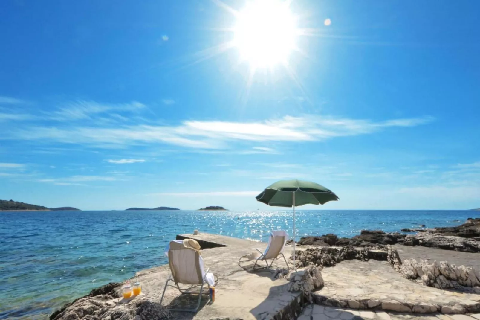 Sea front vacation home-Areas summer 5km