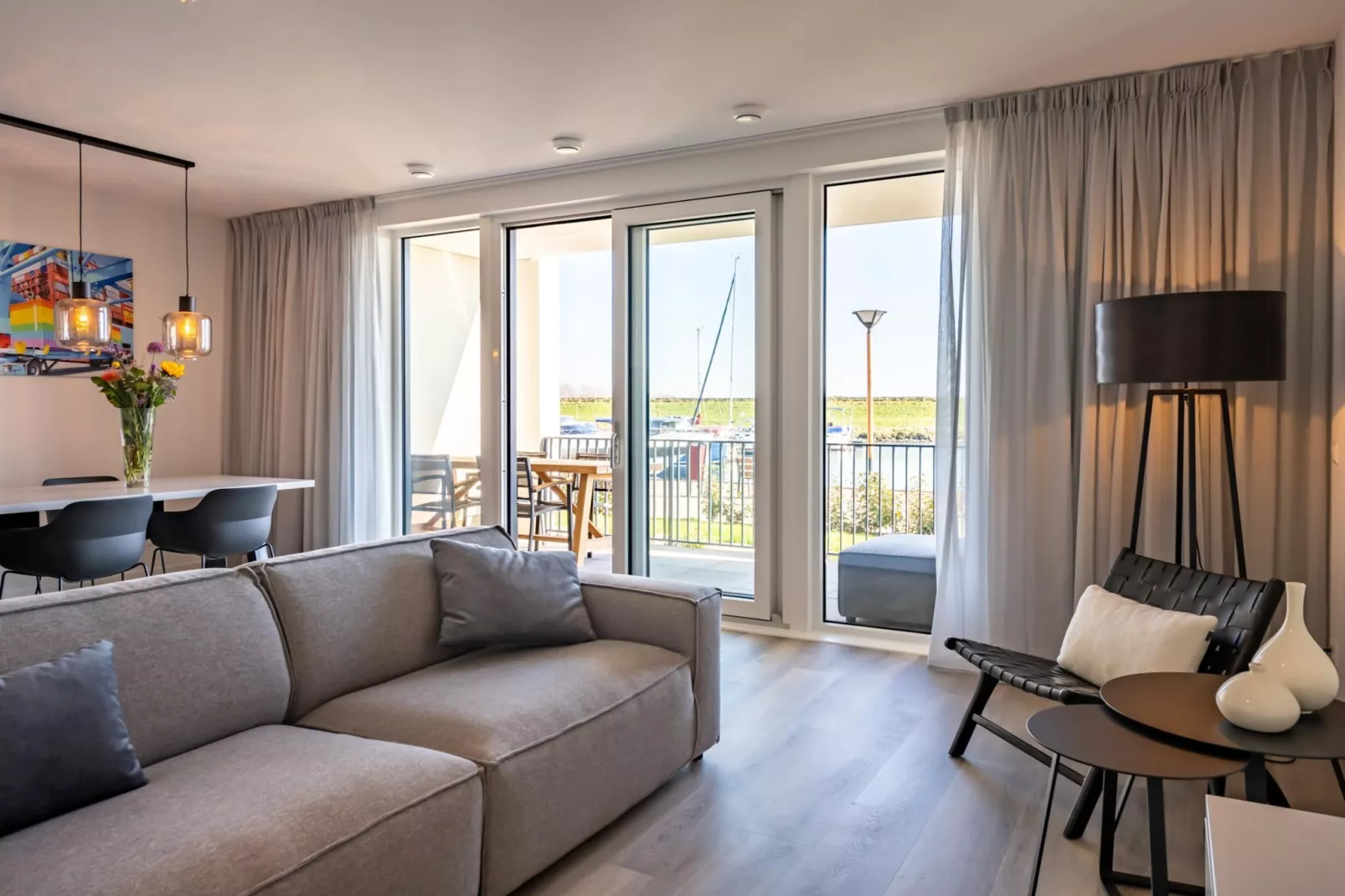 Harbour Loft 1E Résidence Marina havenzicht-Living room