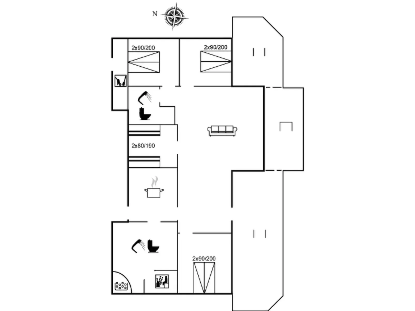"Gottfreda" - 330m to the inlet-Inside