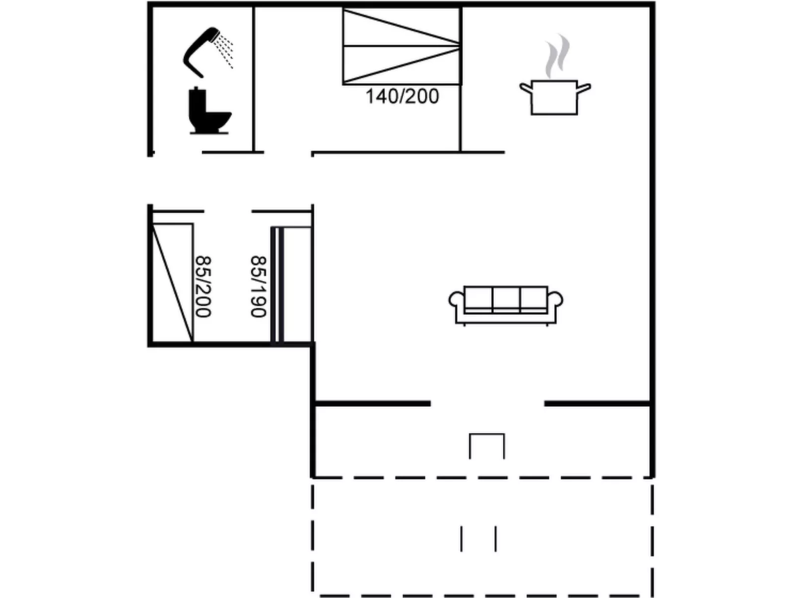 "Andrina" - 200m from the sea-Inside