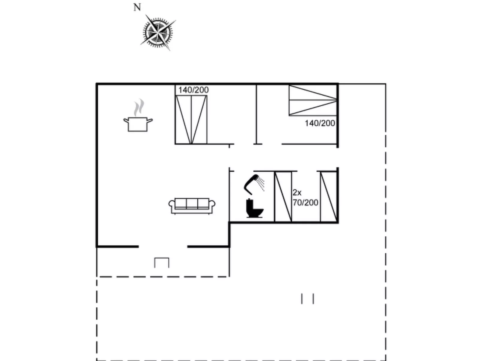 inside