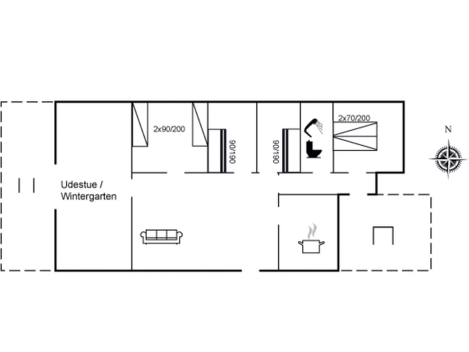 "Benni" - 550m from the sea-Inside