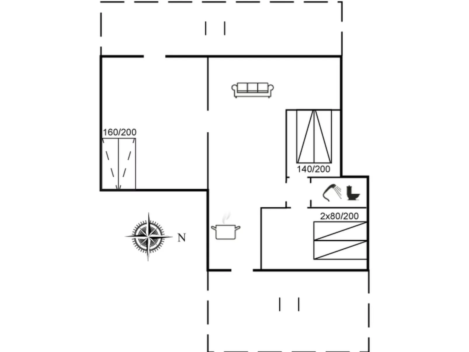 "Jalina" - 500m from the sea-Inside