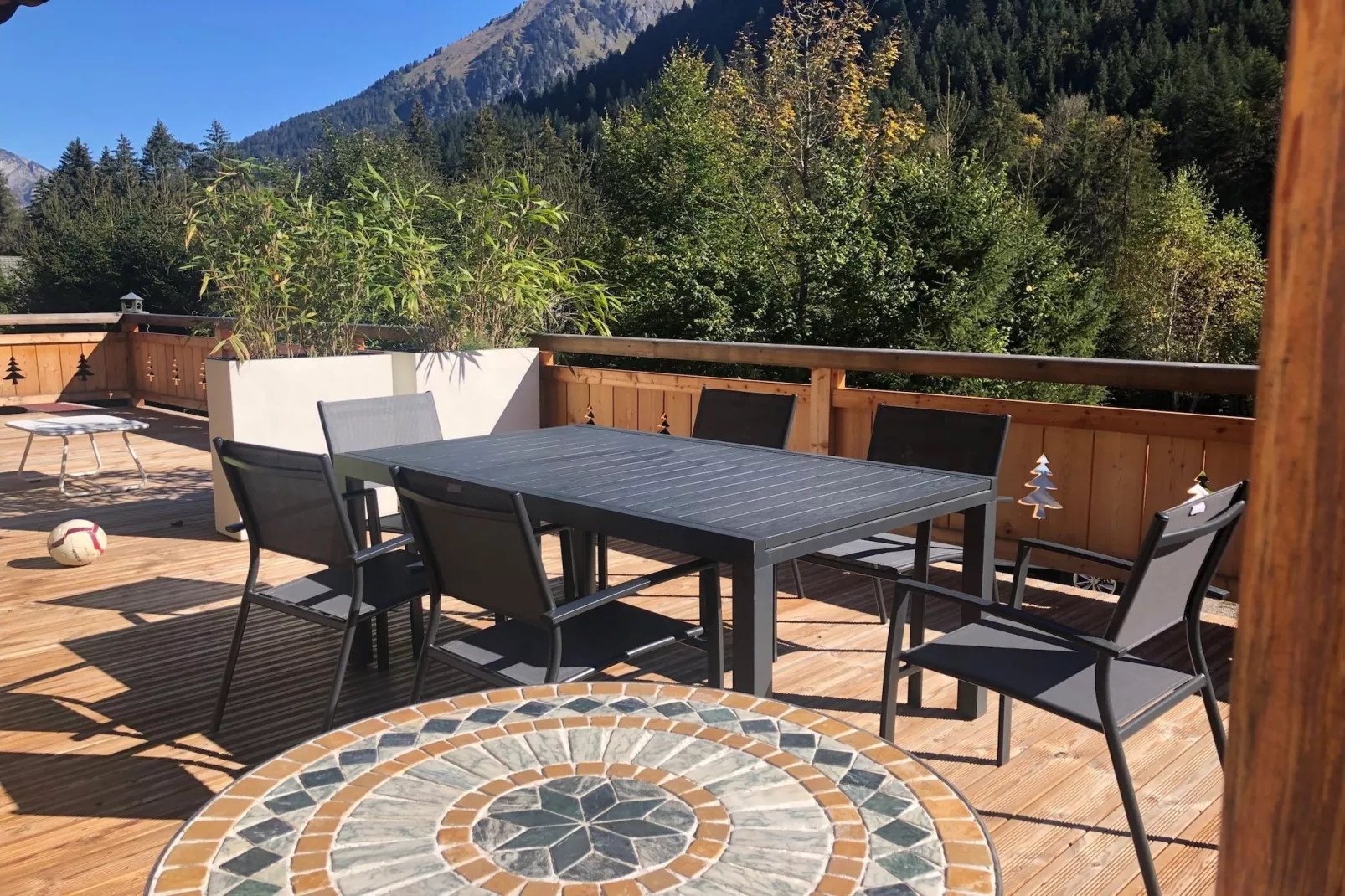 Chalet Ours Blanc ORS NATURE & QUIET 6 Pers-Terrassenbalkon