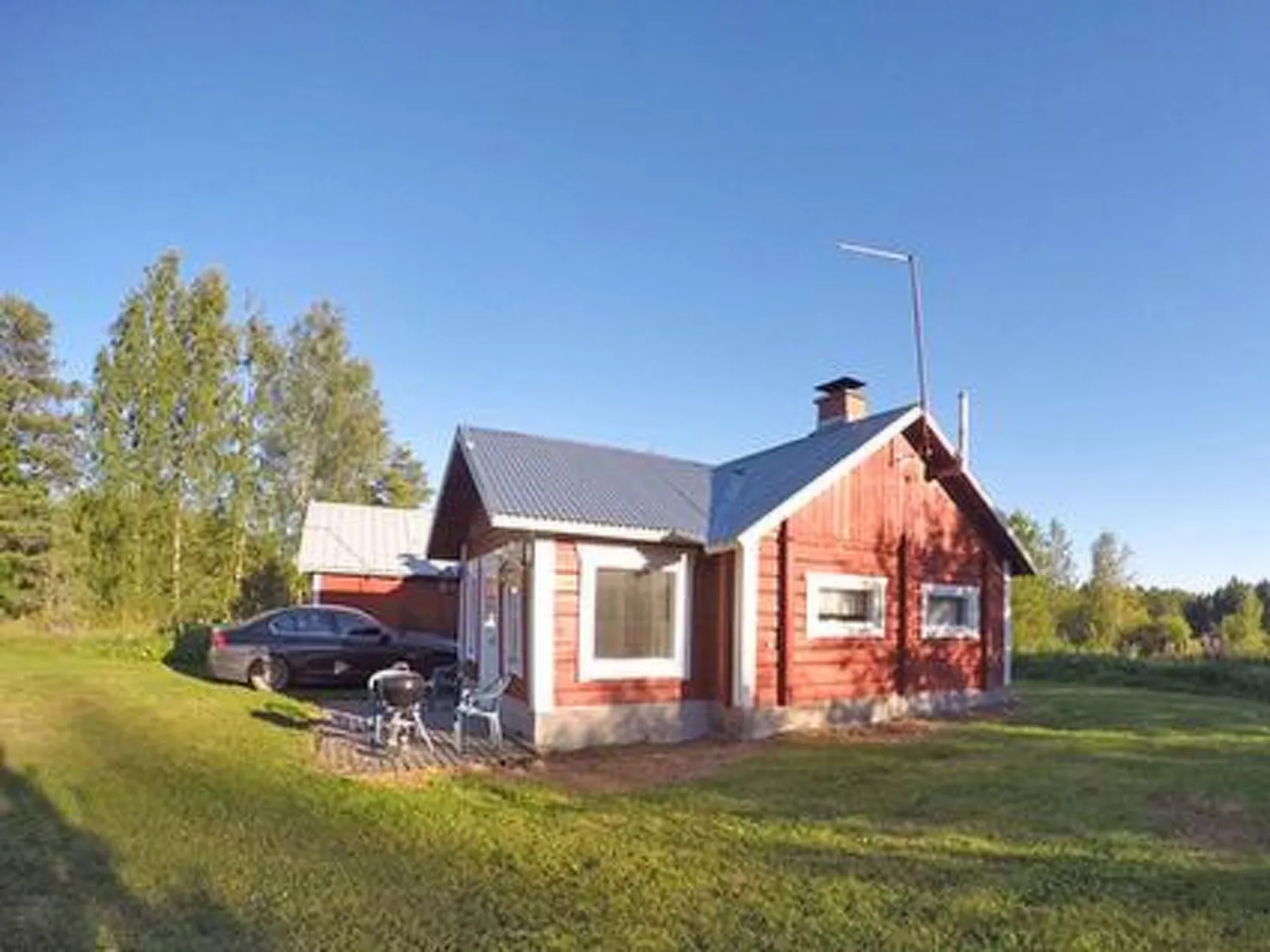 outside