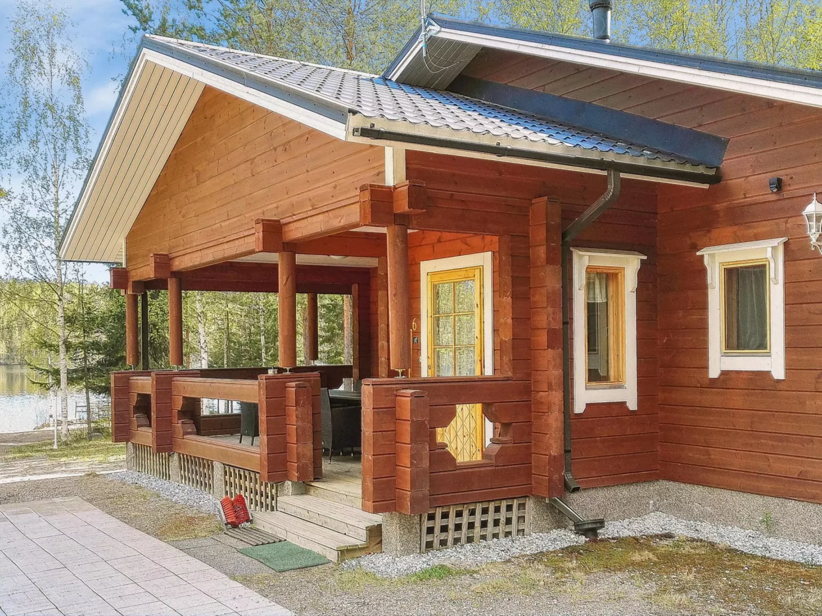 outside