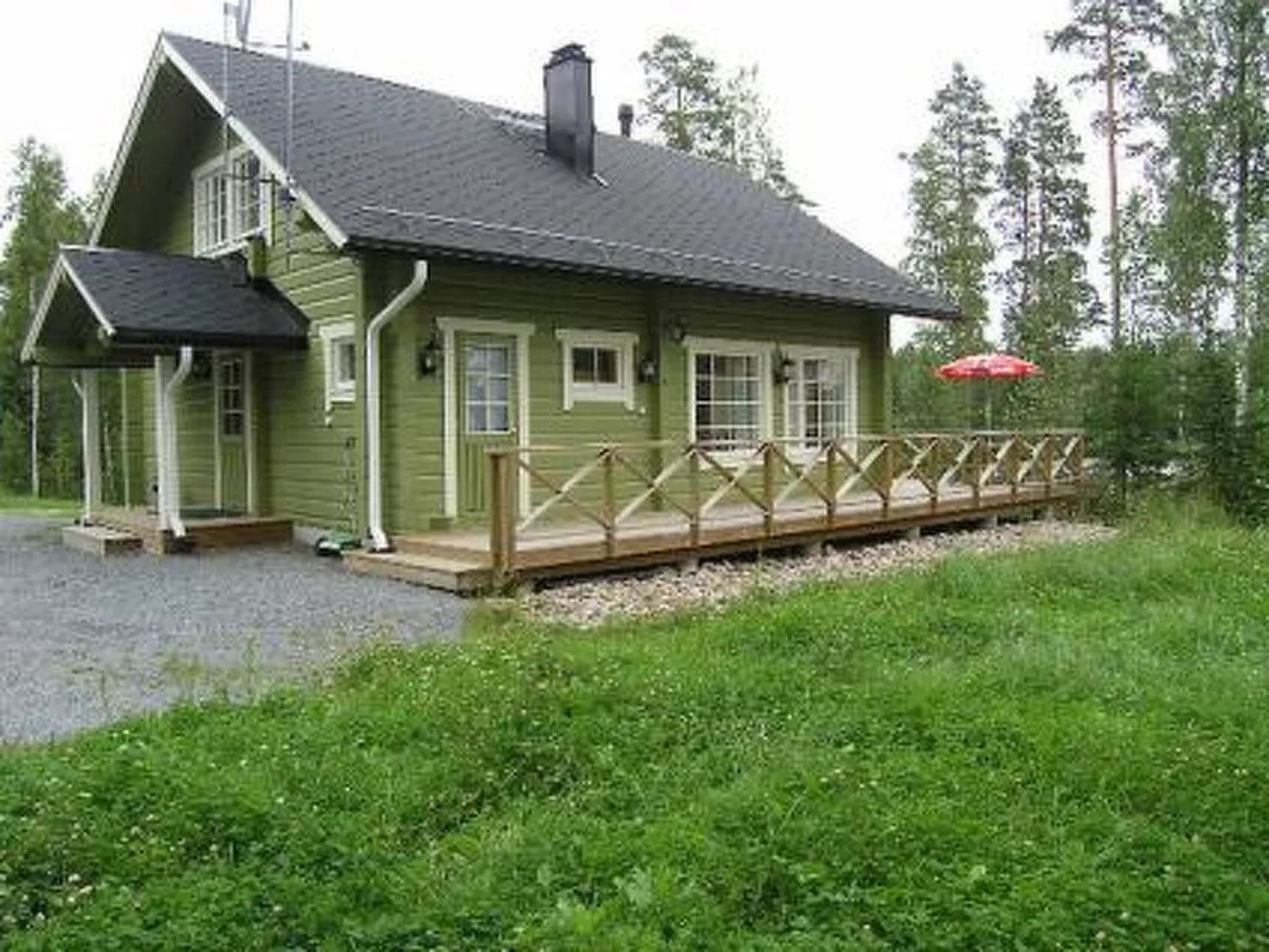 outside