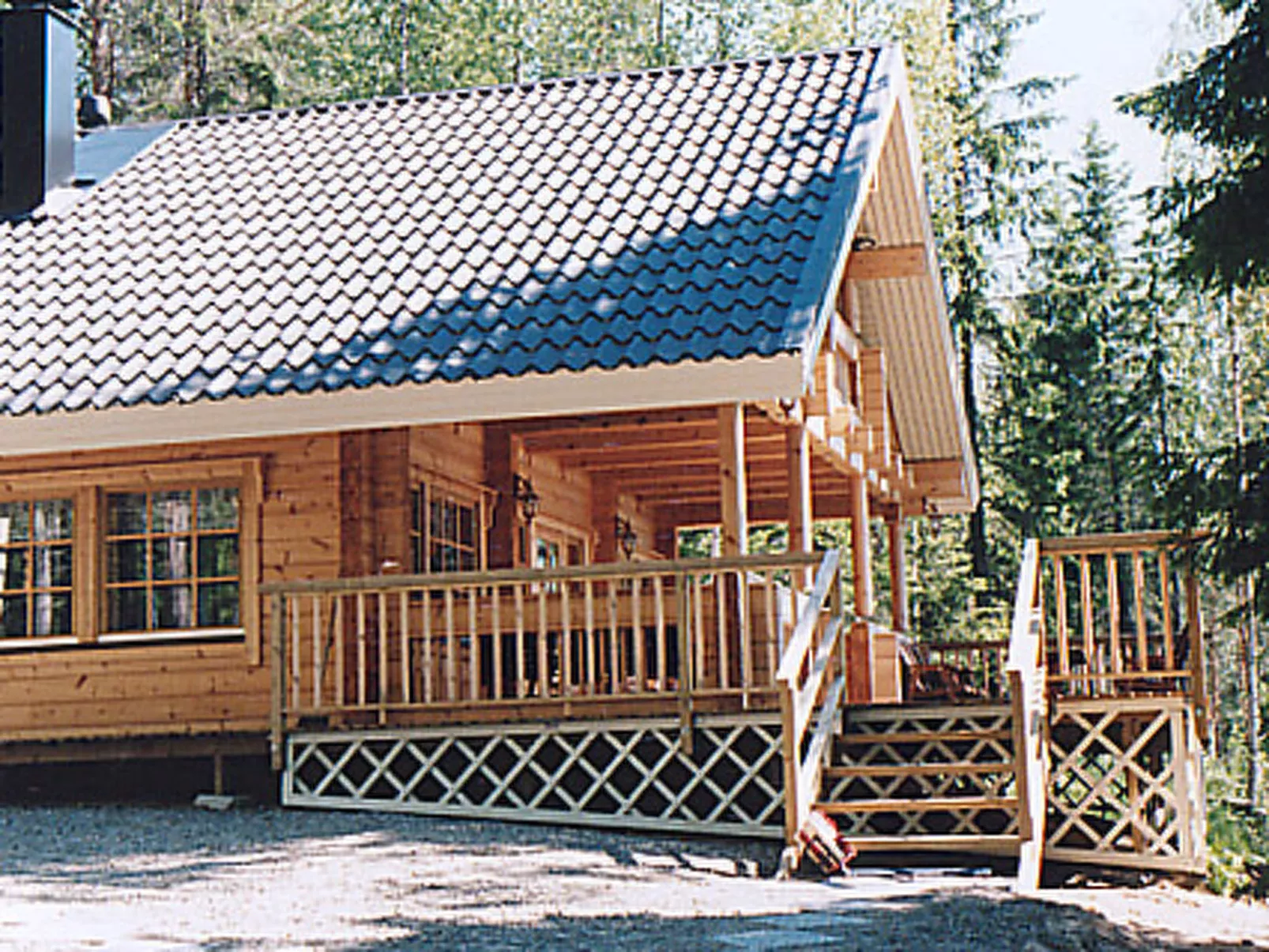 outside