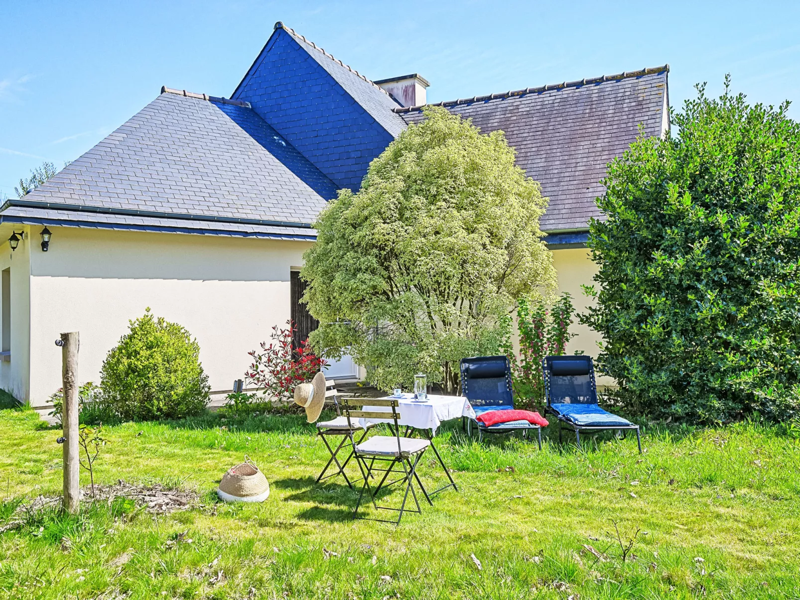 outside