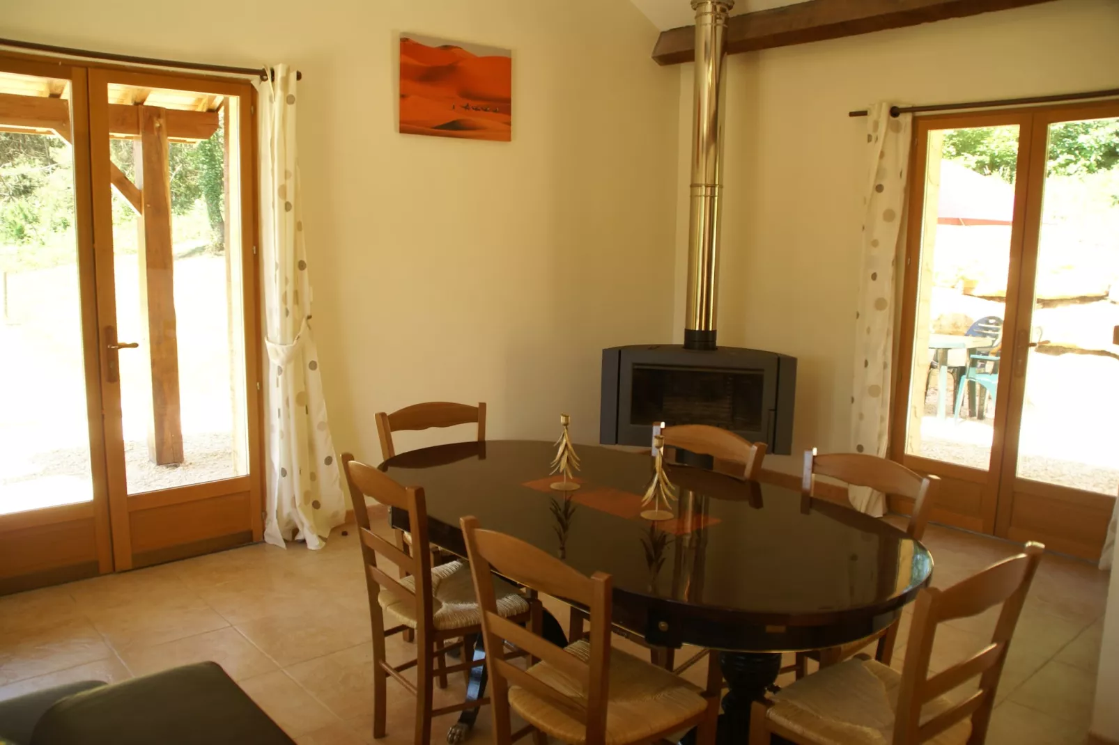 Maison de vacances Blanquefort sur Briolance 10 pers-Living room