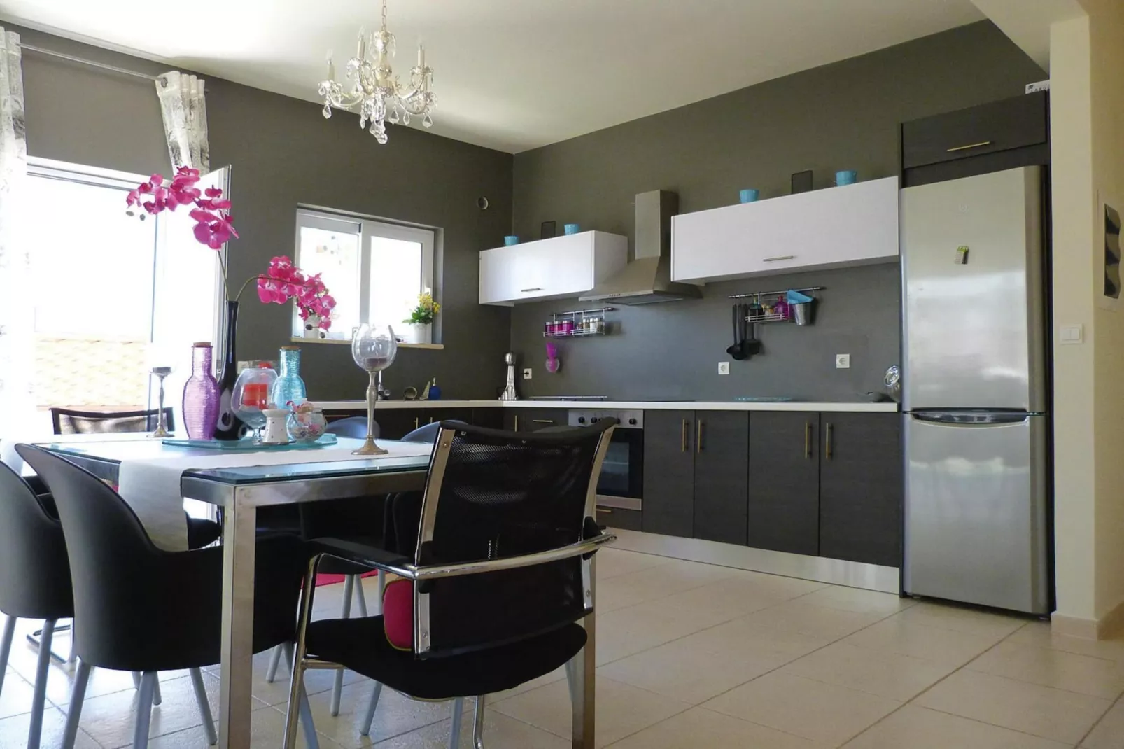 Villas Azure Beach, Nopigia-1-bedroom-villa - 45 sqm with sharing pool-Esszimmer