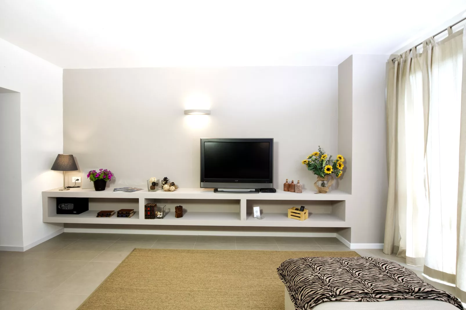 Apartment Limone Residence Nautic Resort San Carlo Gargnano-Quadrilo 110qm-Wohnzimmer