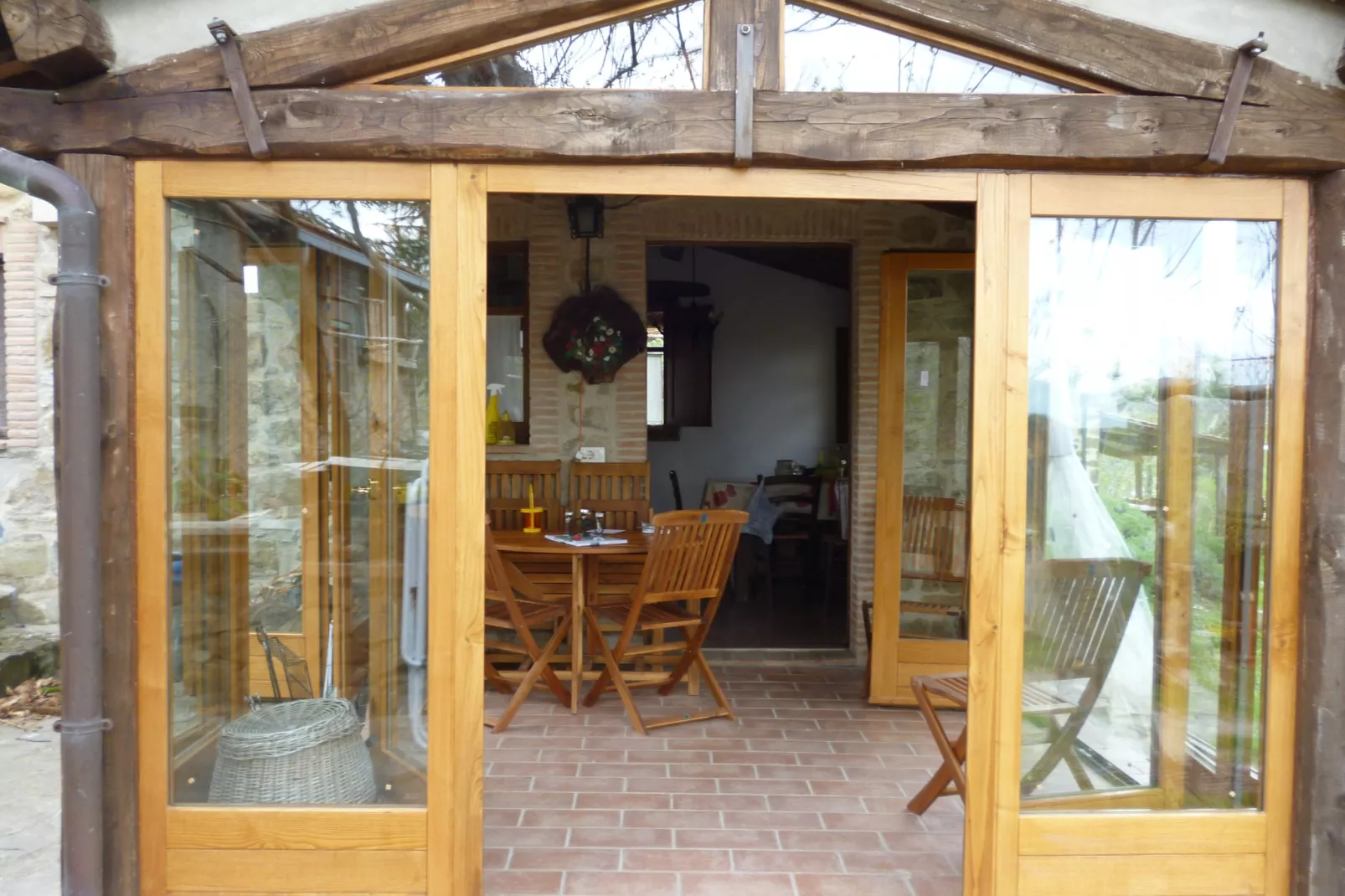 Baita del Por Azzolo-Terrace balcony