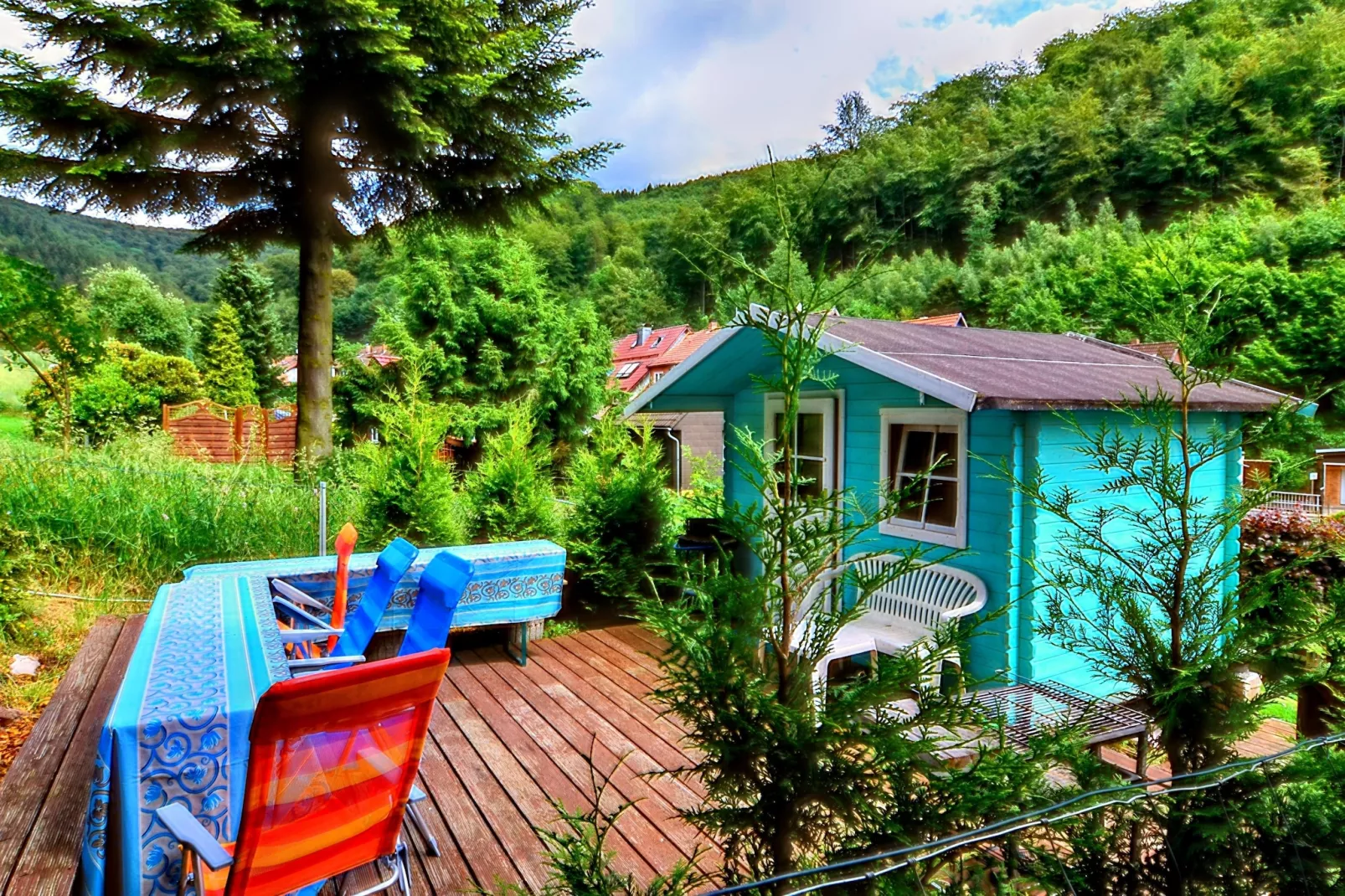 Chalet am Bergflüsschen-Terrace balcony