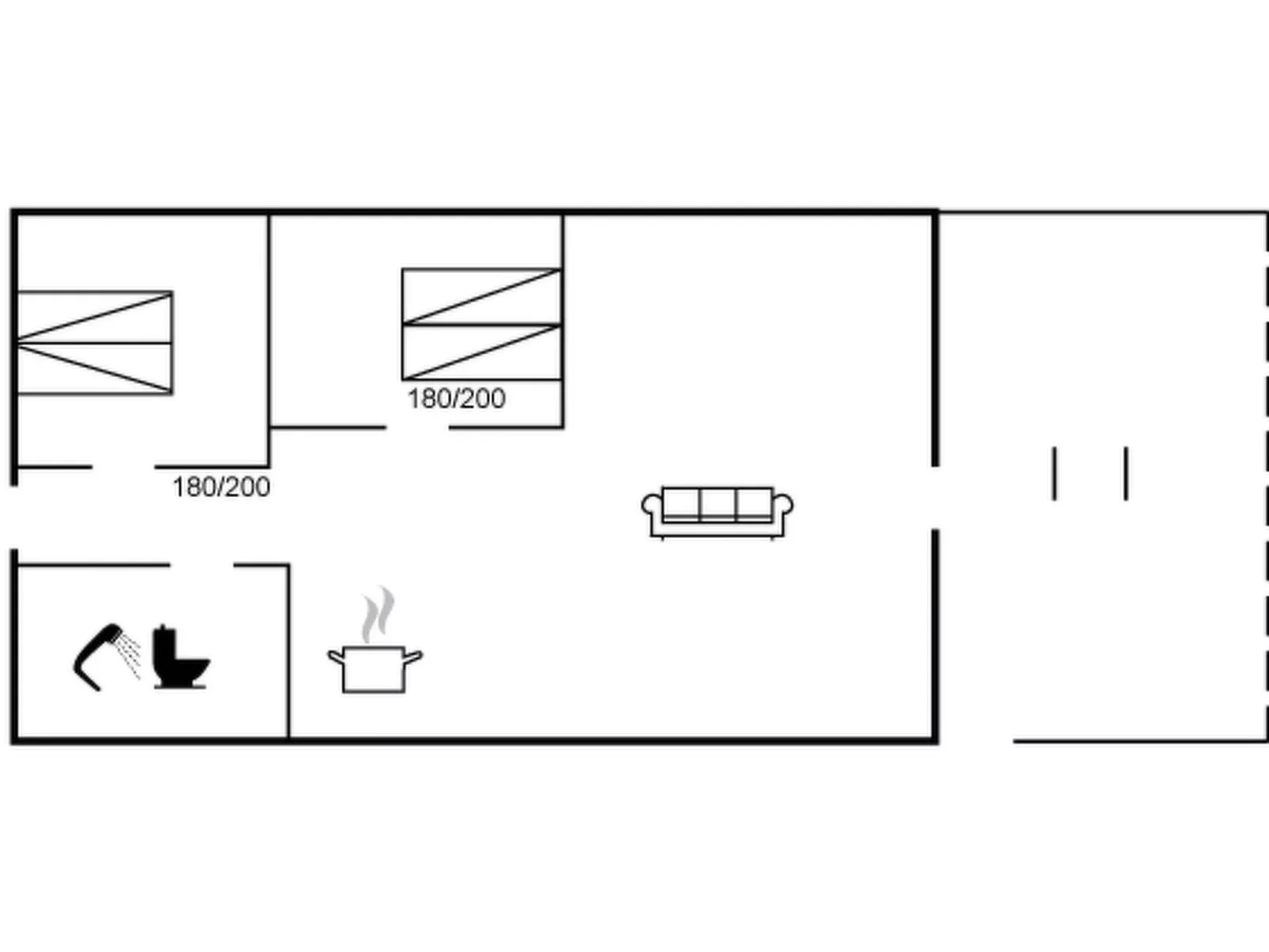 "Hilje" - 350m from the sea-Inside