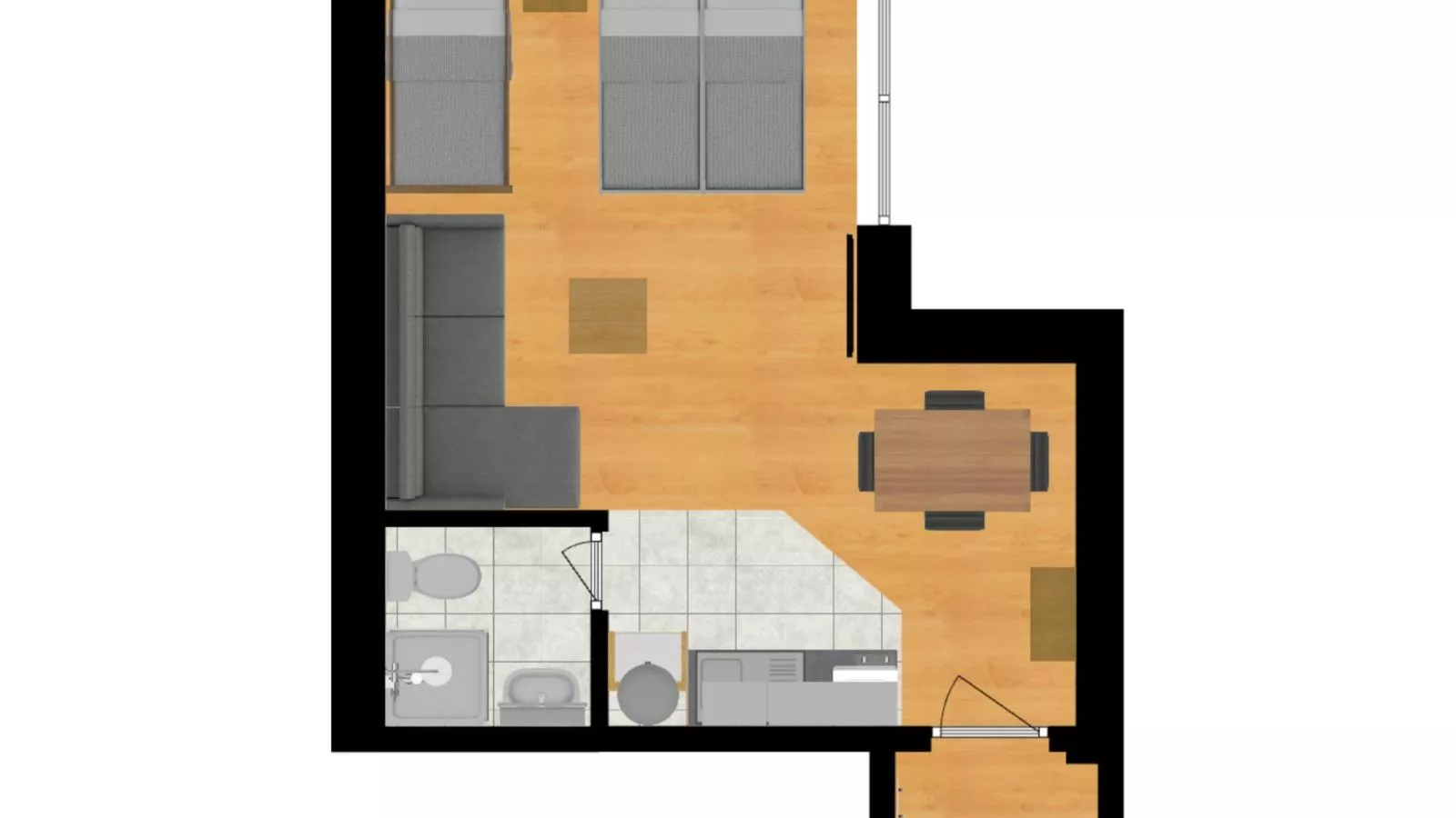 Town House 1-Grundriss