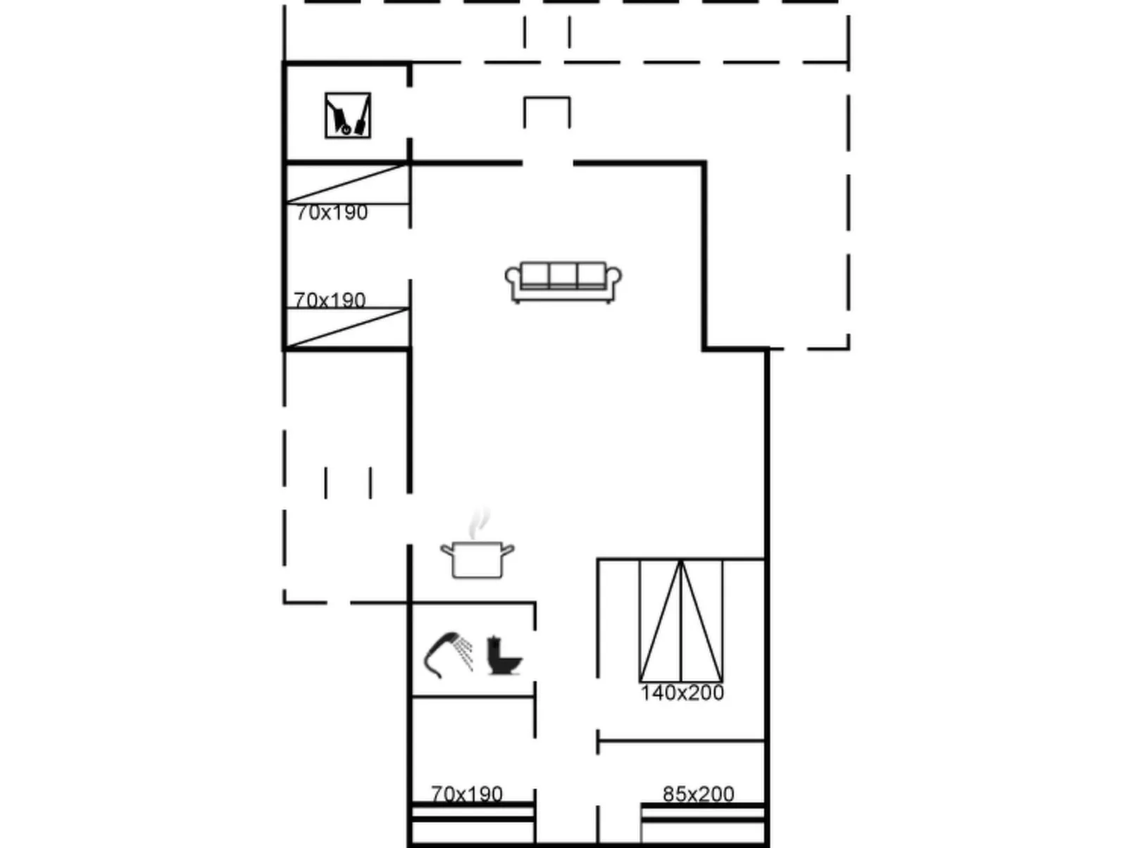 "Conny" - 350m from the sea-Inside
