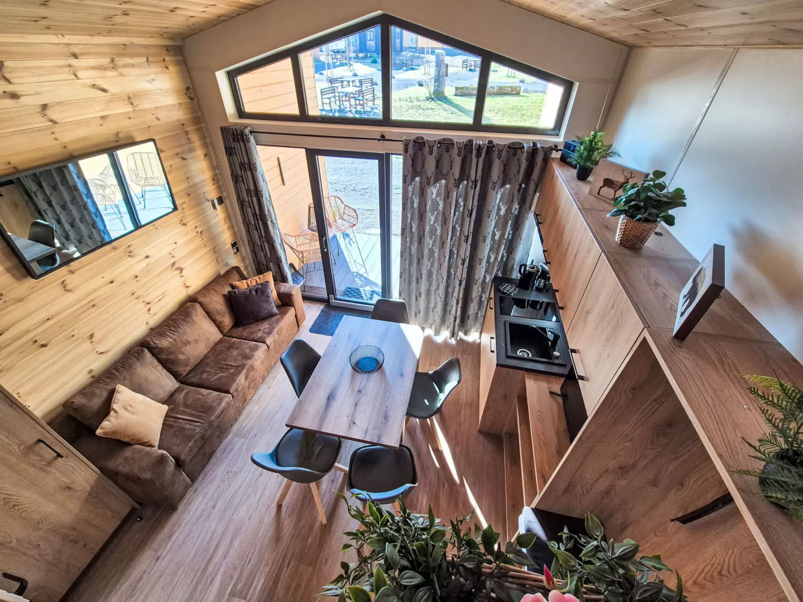Tiny Haus Glockenalm-Chalet Wendelstein-Inside