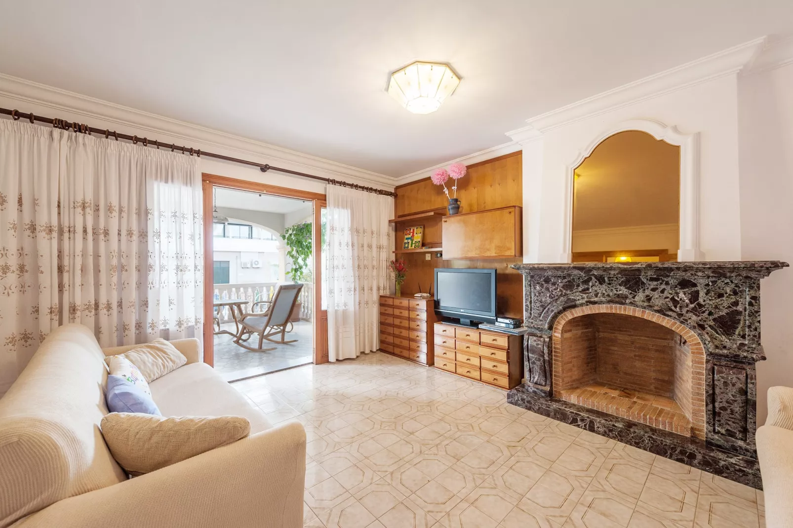 Villa Vallespir-Wohnzimmer