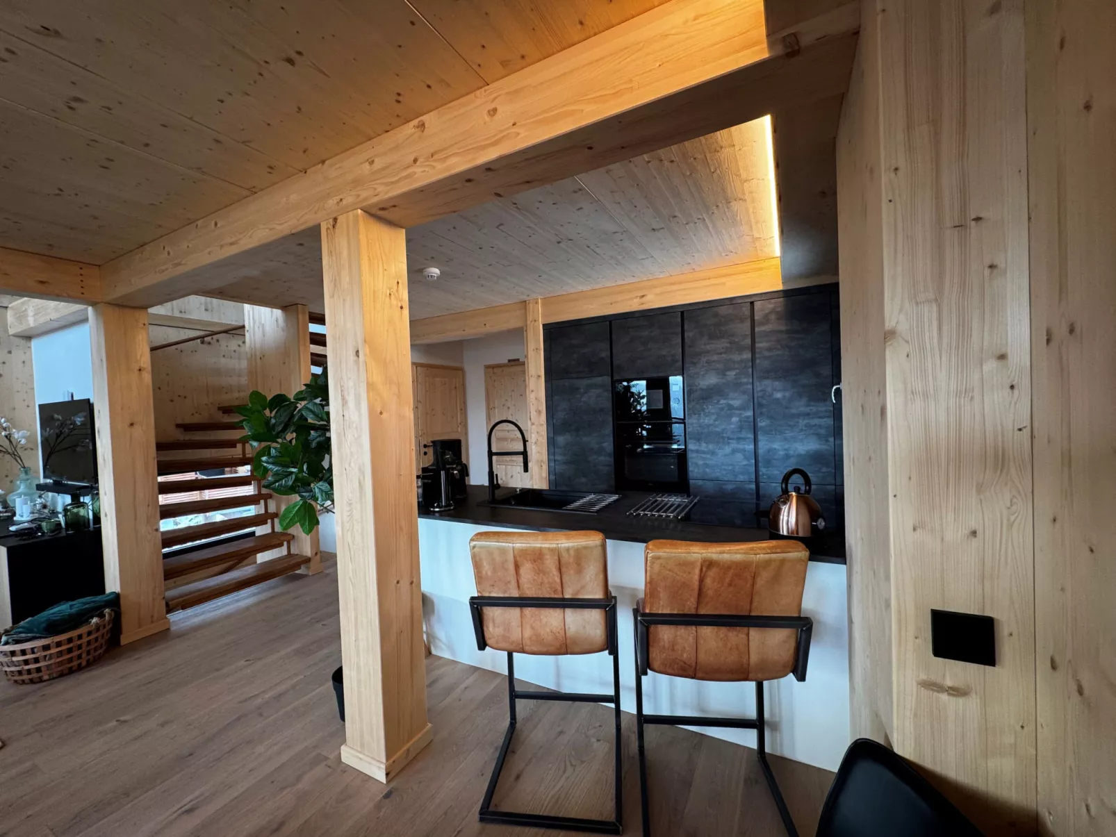 inside