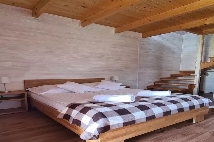 Piętrowe domki wakacyjne dla 5 osób w Bobolinie-Wohnzimmer