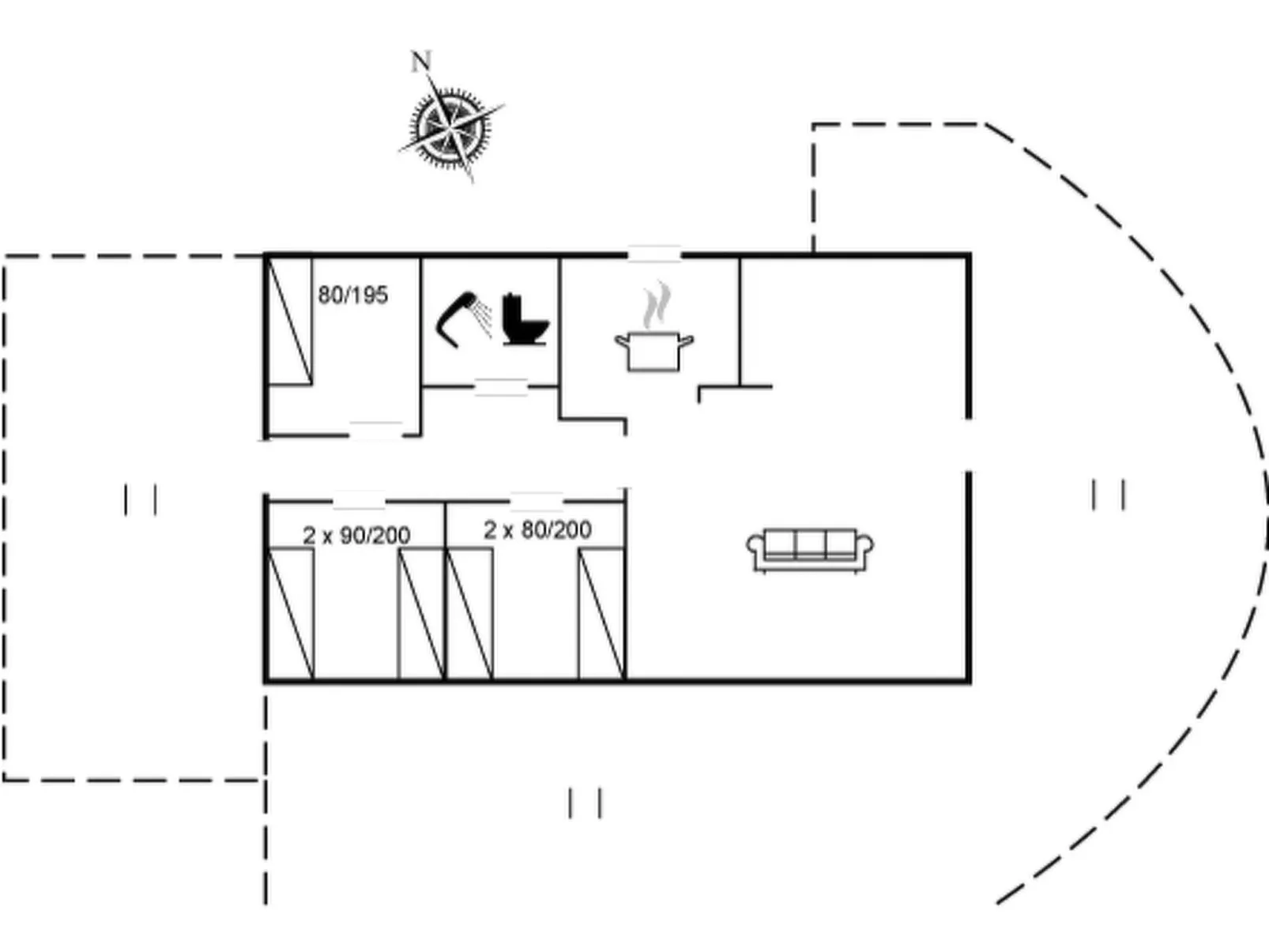 inside
