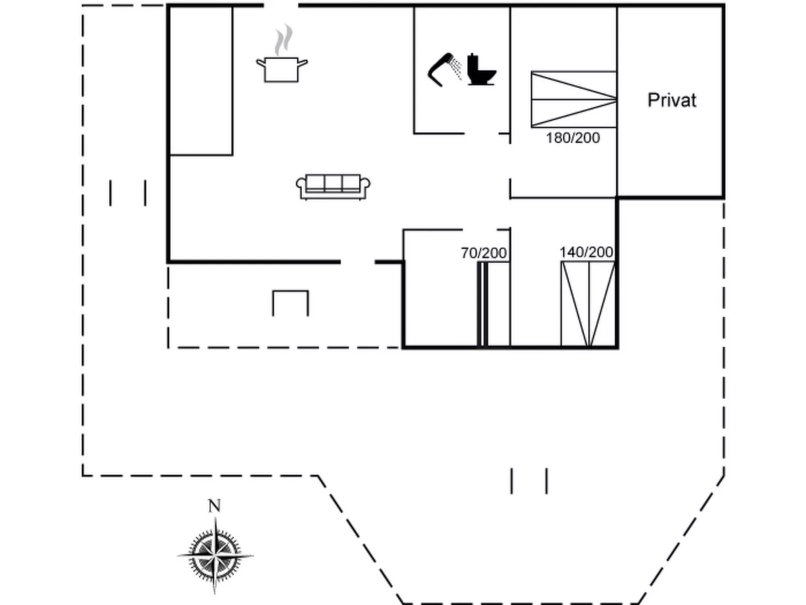 inside