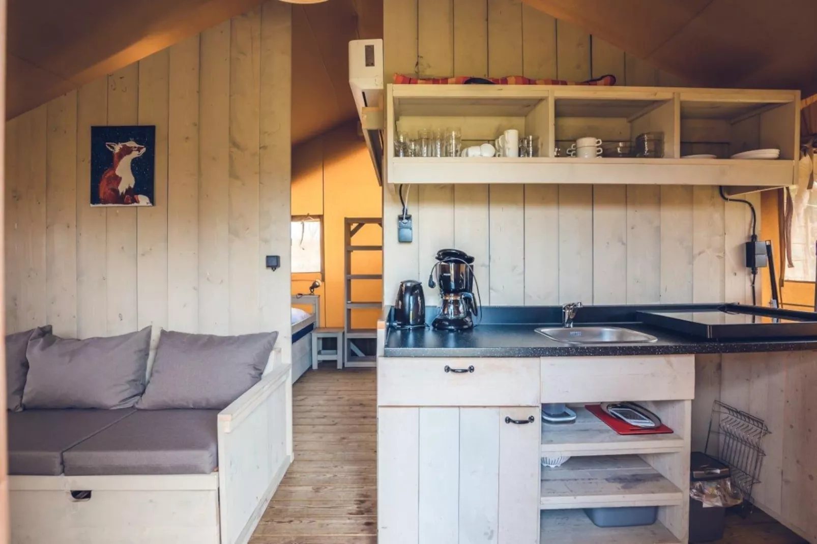 Safari tent 'Vos' | 2 - 5 people | pet allowed