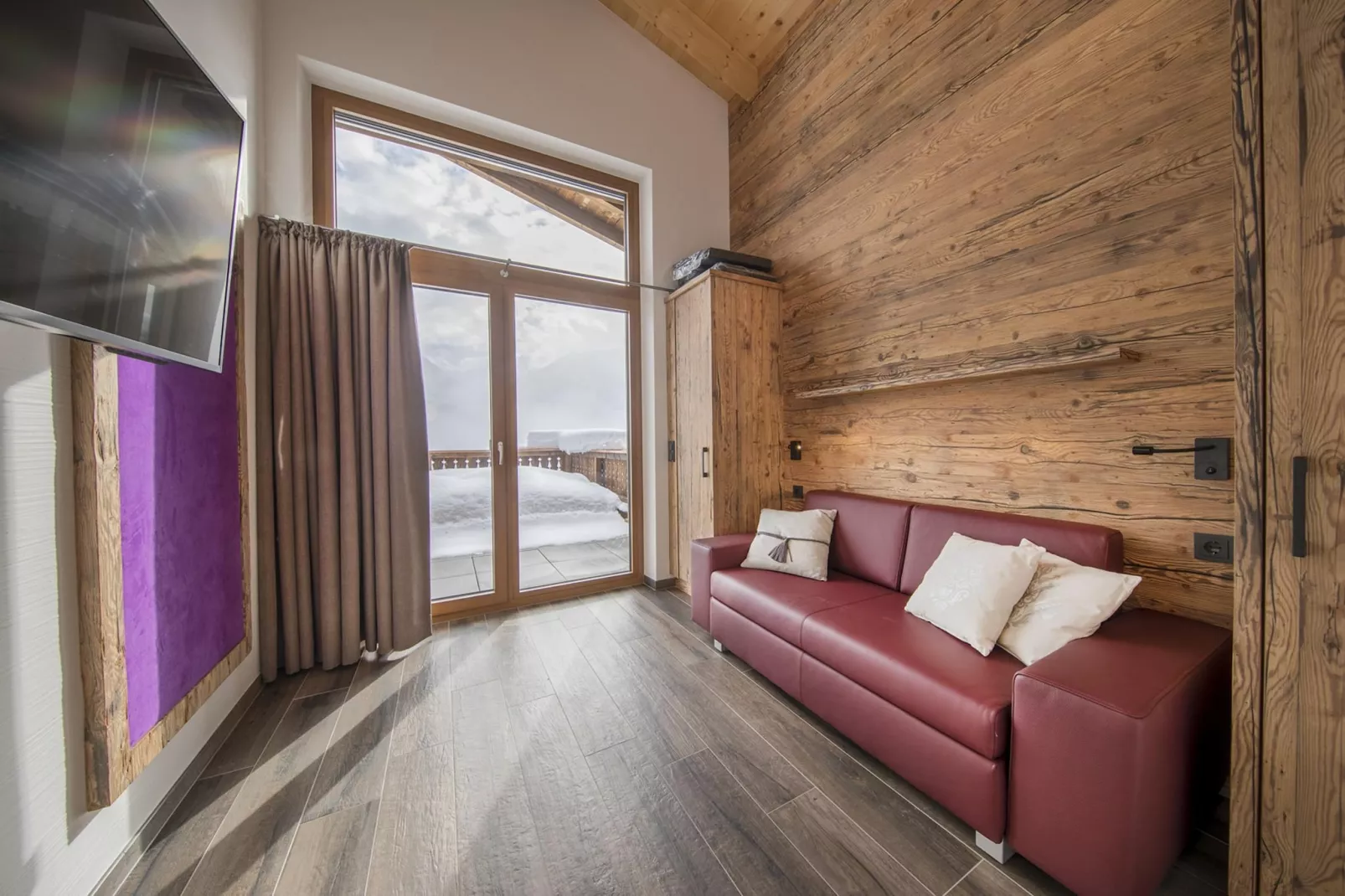 Nationalpark Chalet Wildenkogel-Living room