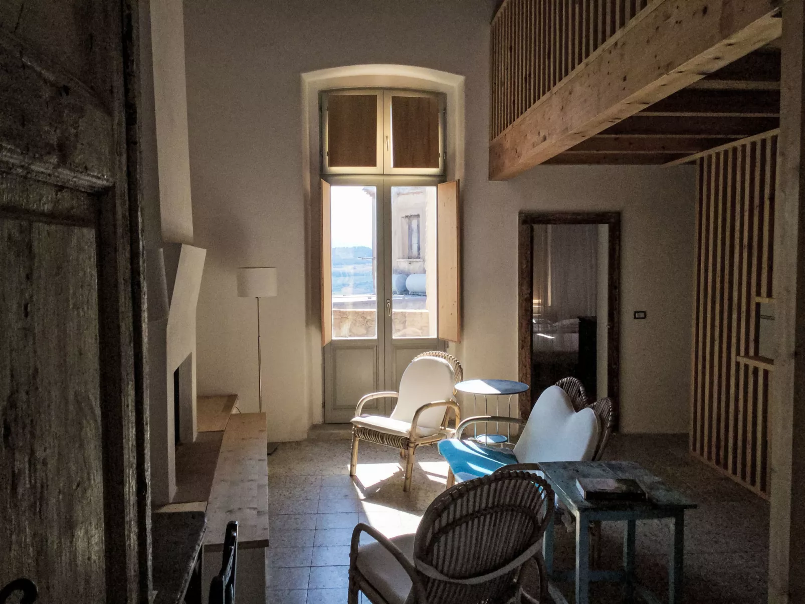 inside
