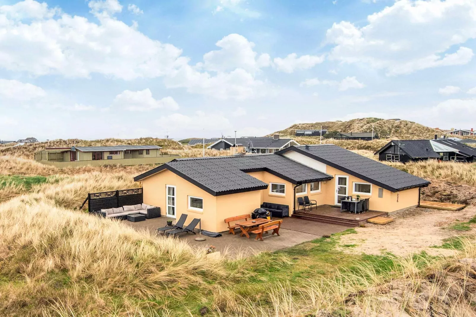 Maison de vacances pour 8 a Hvide Sande-Extérieur