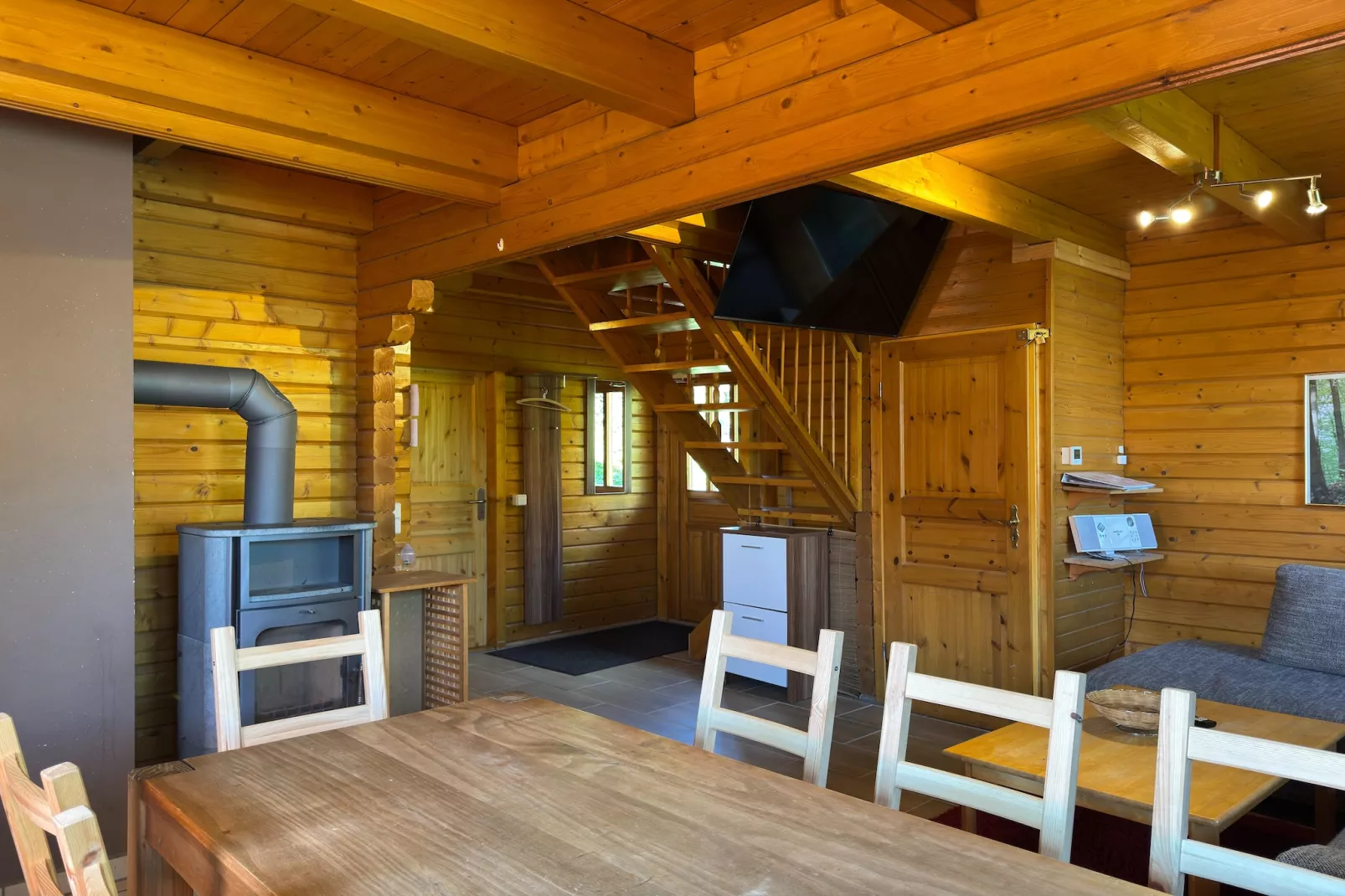 Blockhaus I-Living room