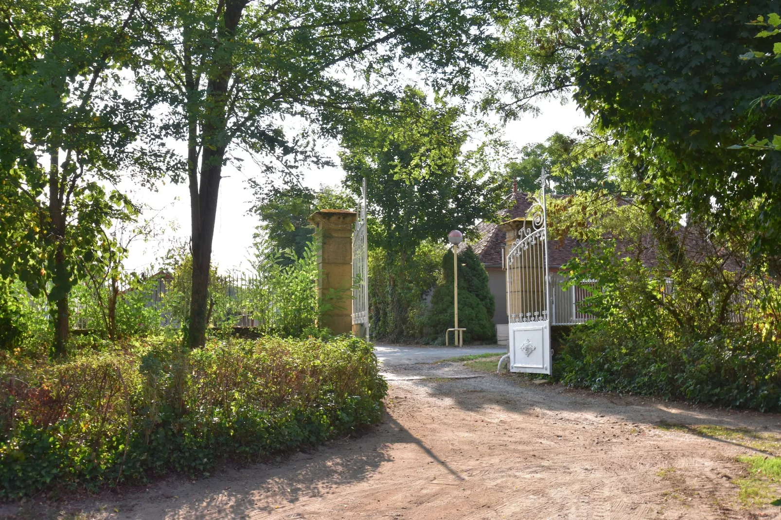 Château des Lambeys-Gardens summer