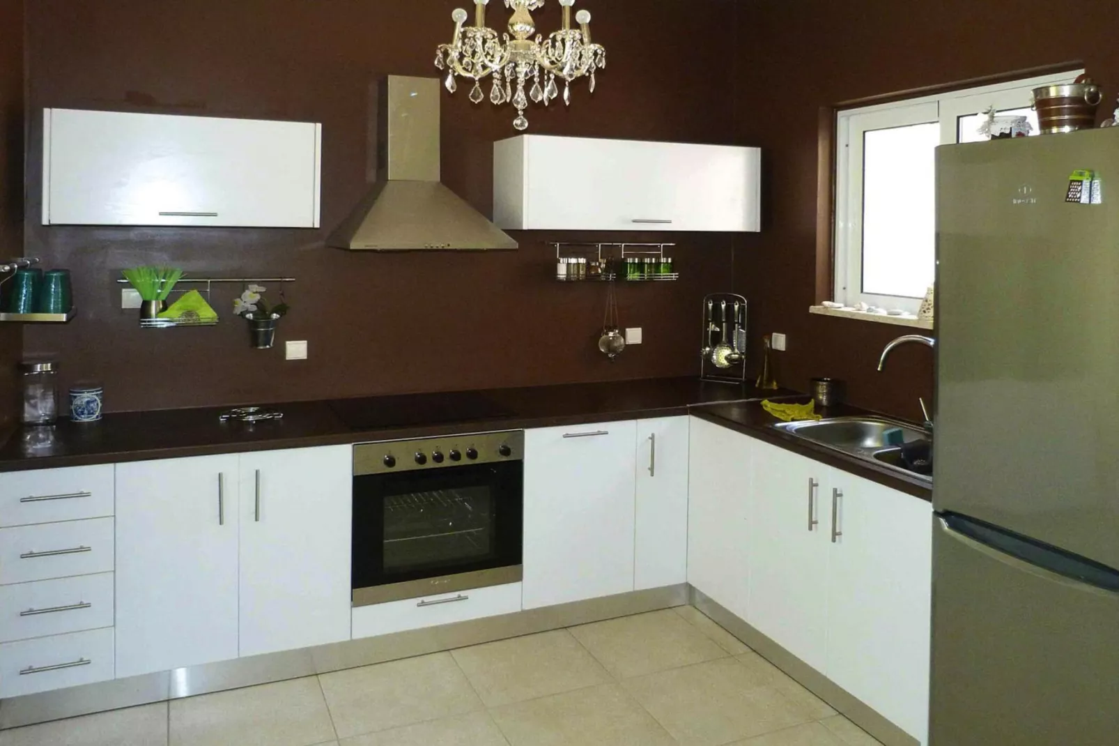 Villas Azure Beach, Nopigia-1-bedroom-villa - 45 sqm with sharing pool-Küche