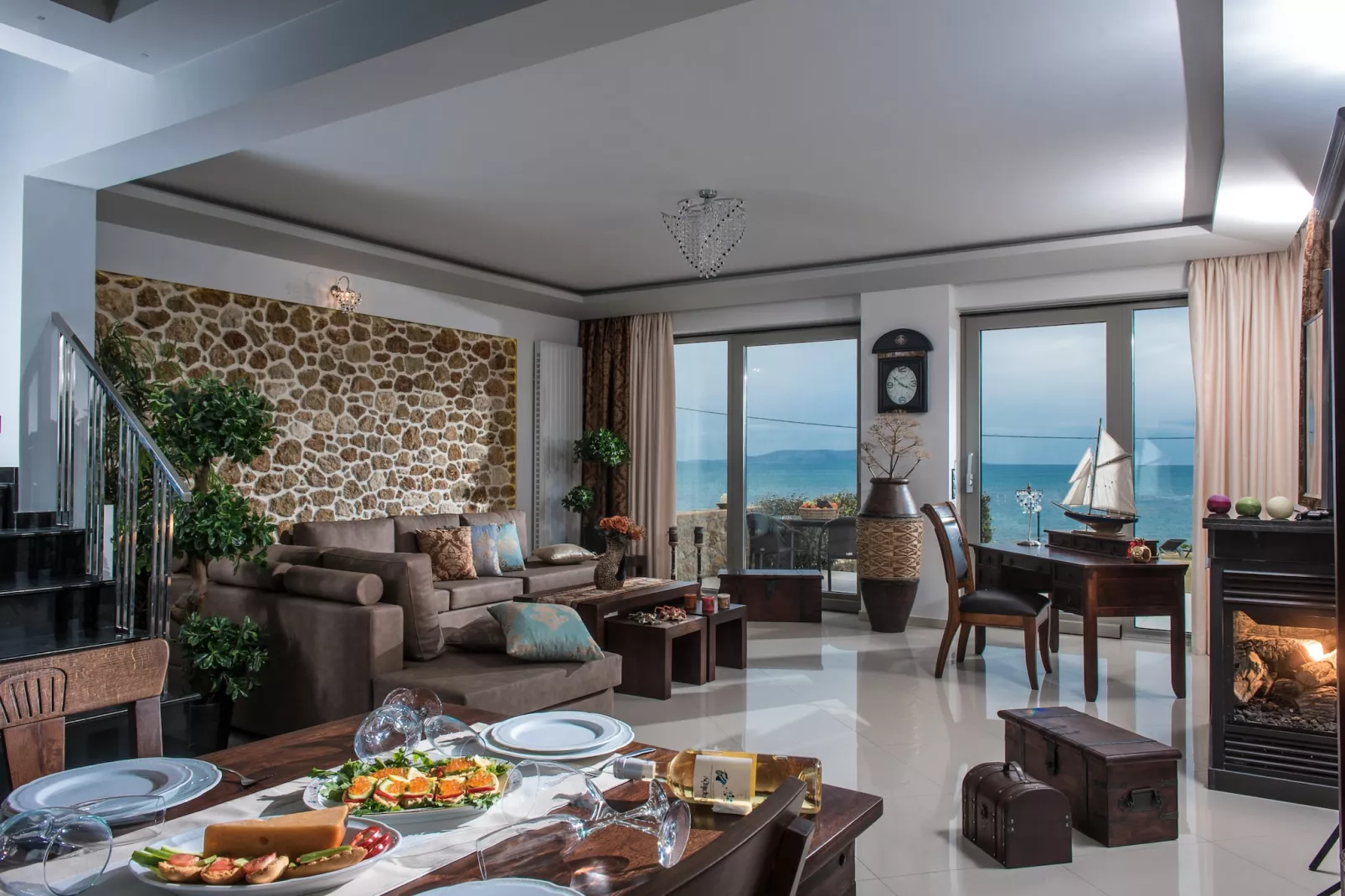 Artemis Villa-Living room