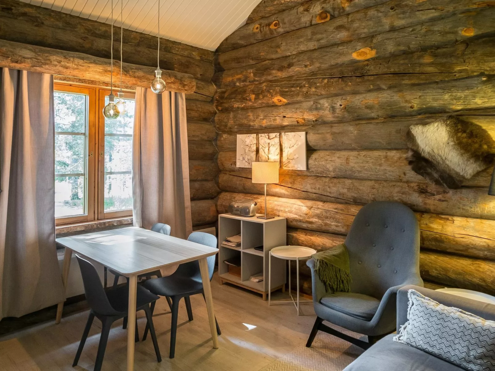 Kelorakka lodge-Drinnen