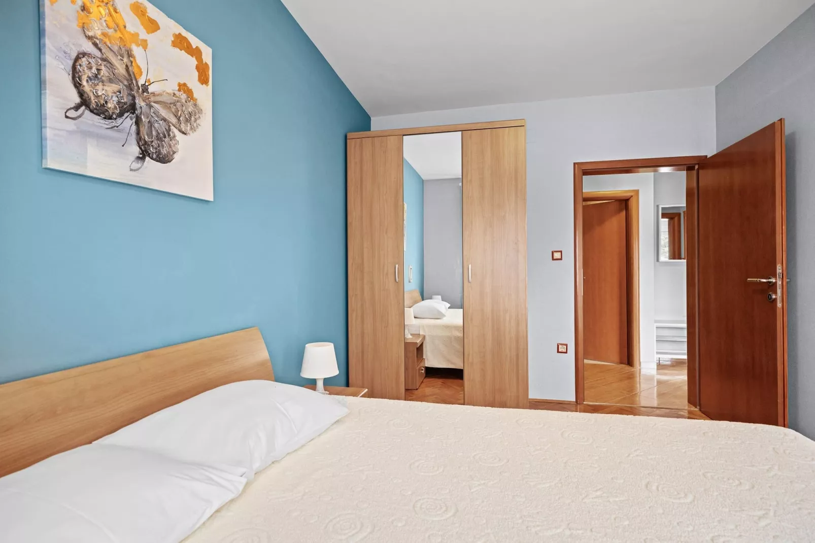 Apartments Neda - Apartment Smilje with Sea View-Bedroom