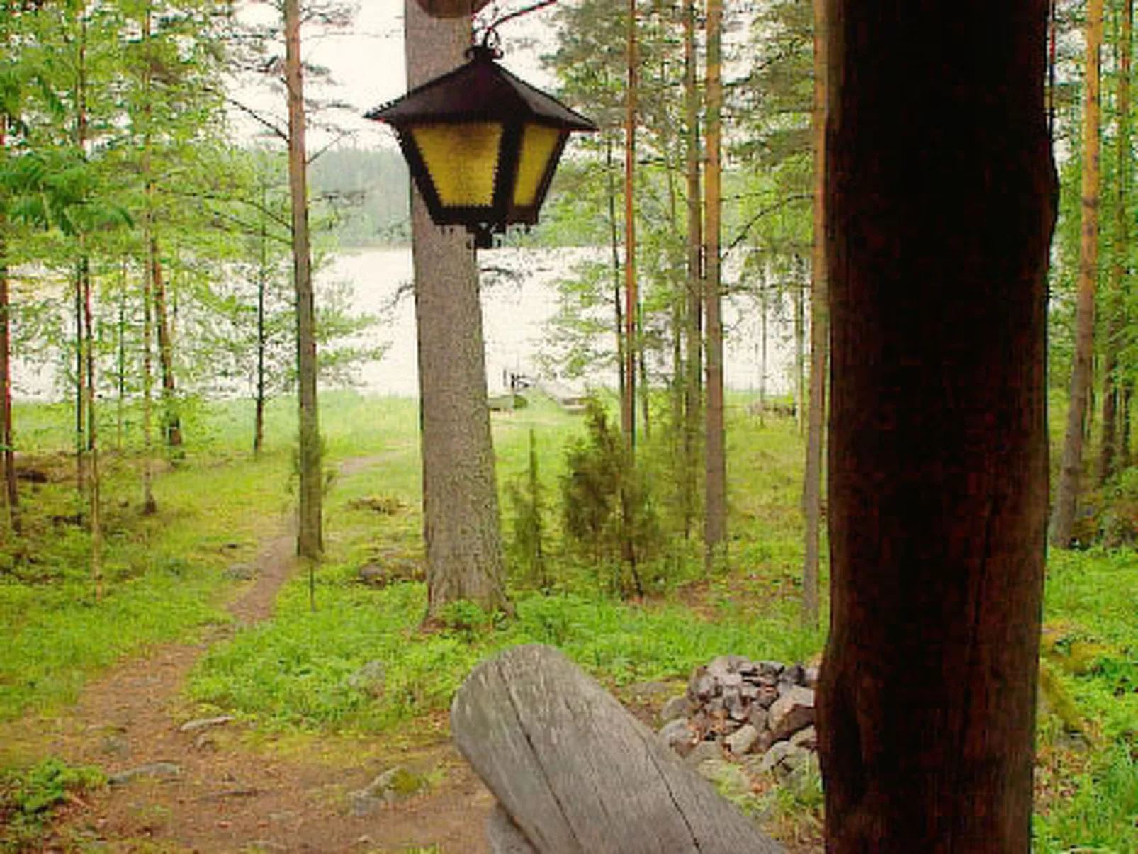 outside