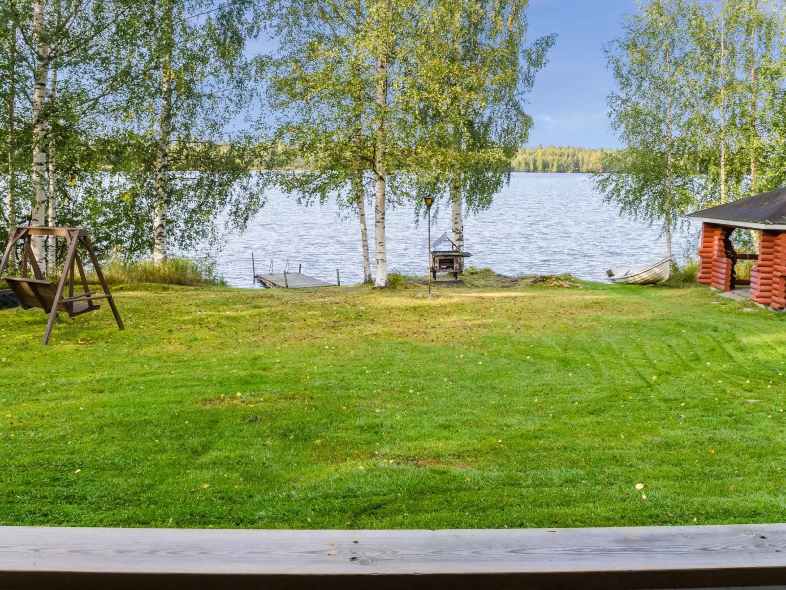 outside