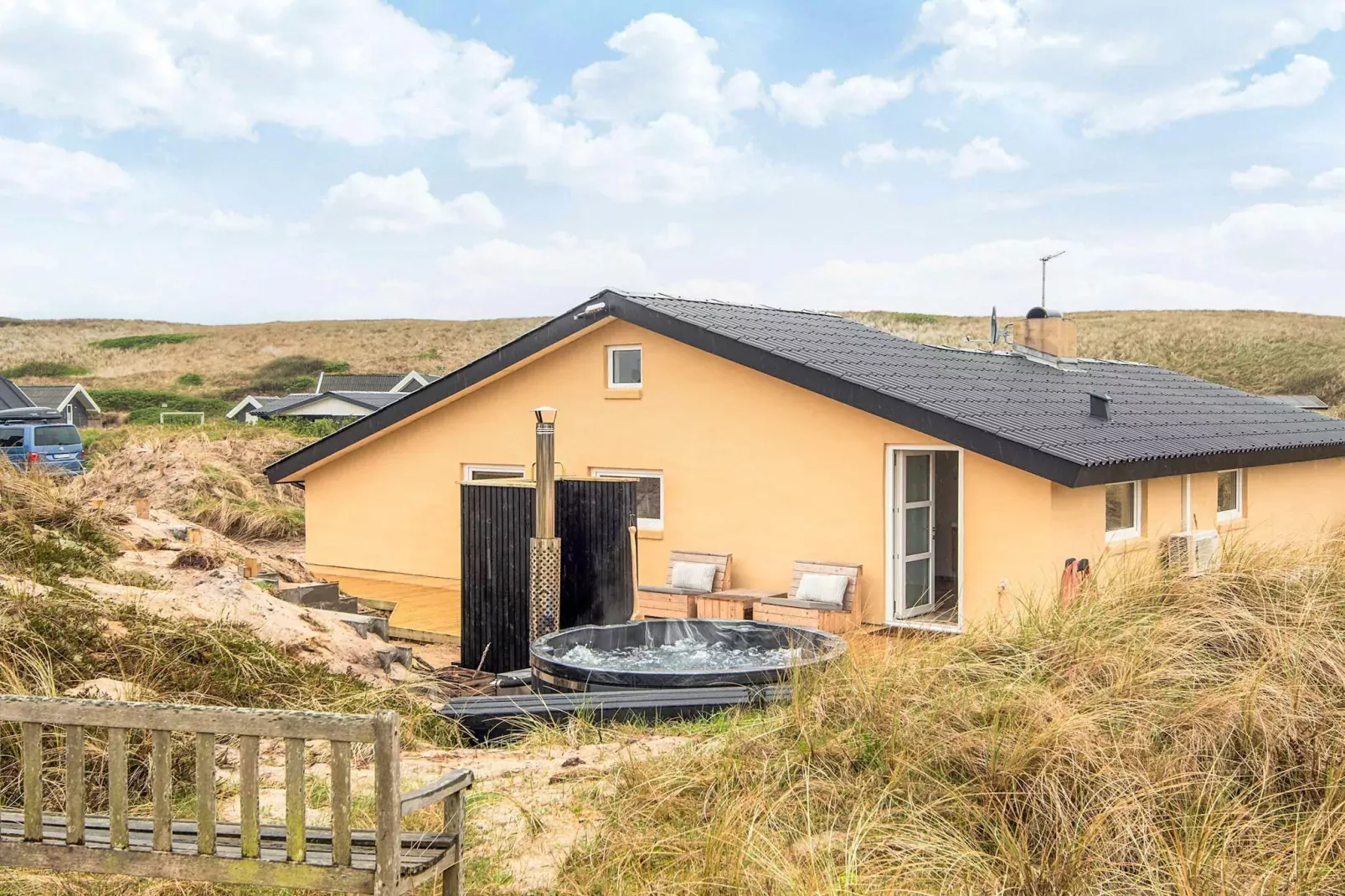 Maison de vacances pour 8 a Hvide Sande-Extérieur