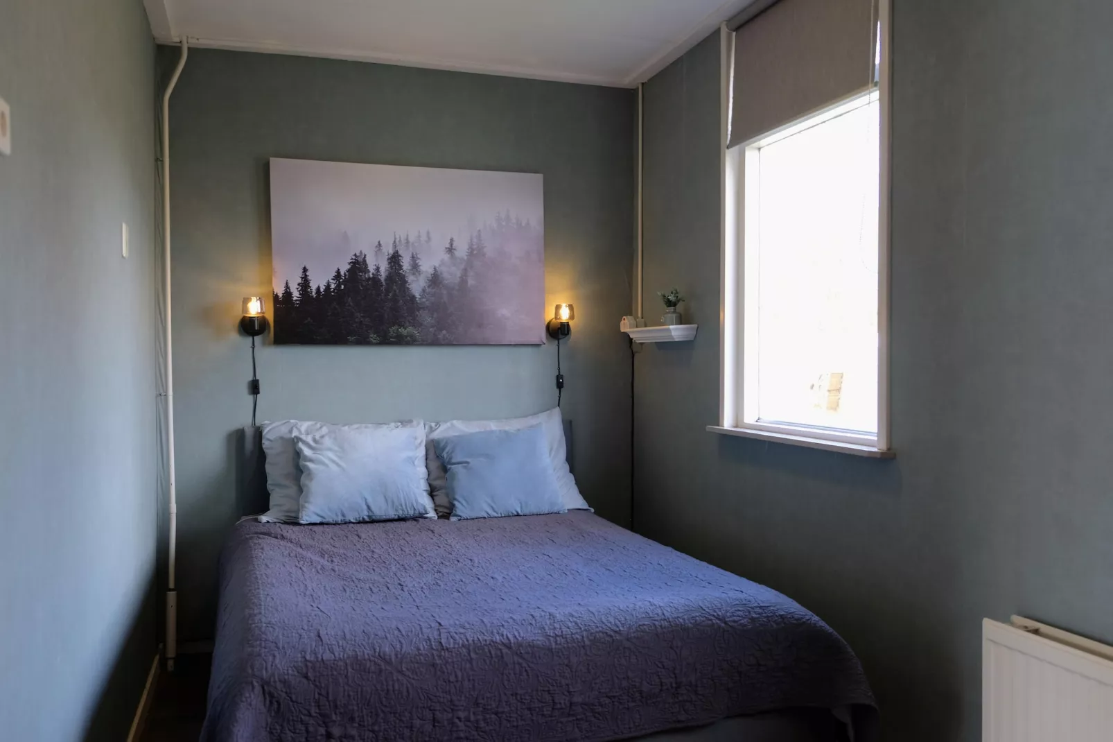 Aan de dwarsgracht-Schlafzimmer