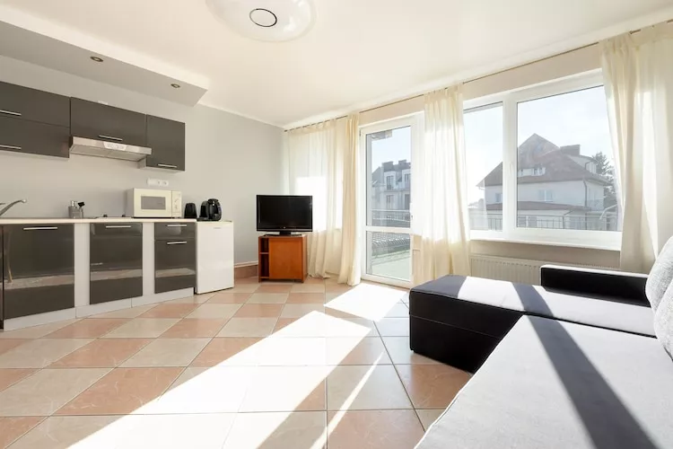 Studio wakacyjne nr 8 dla 3 osób ze śniadaniami Rewal-Living room