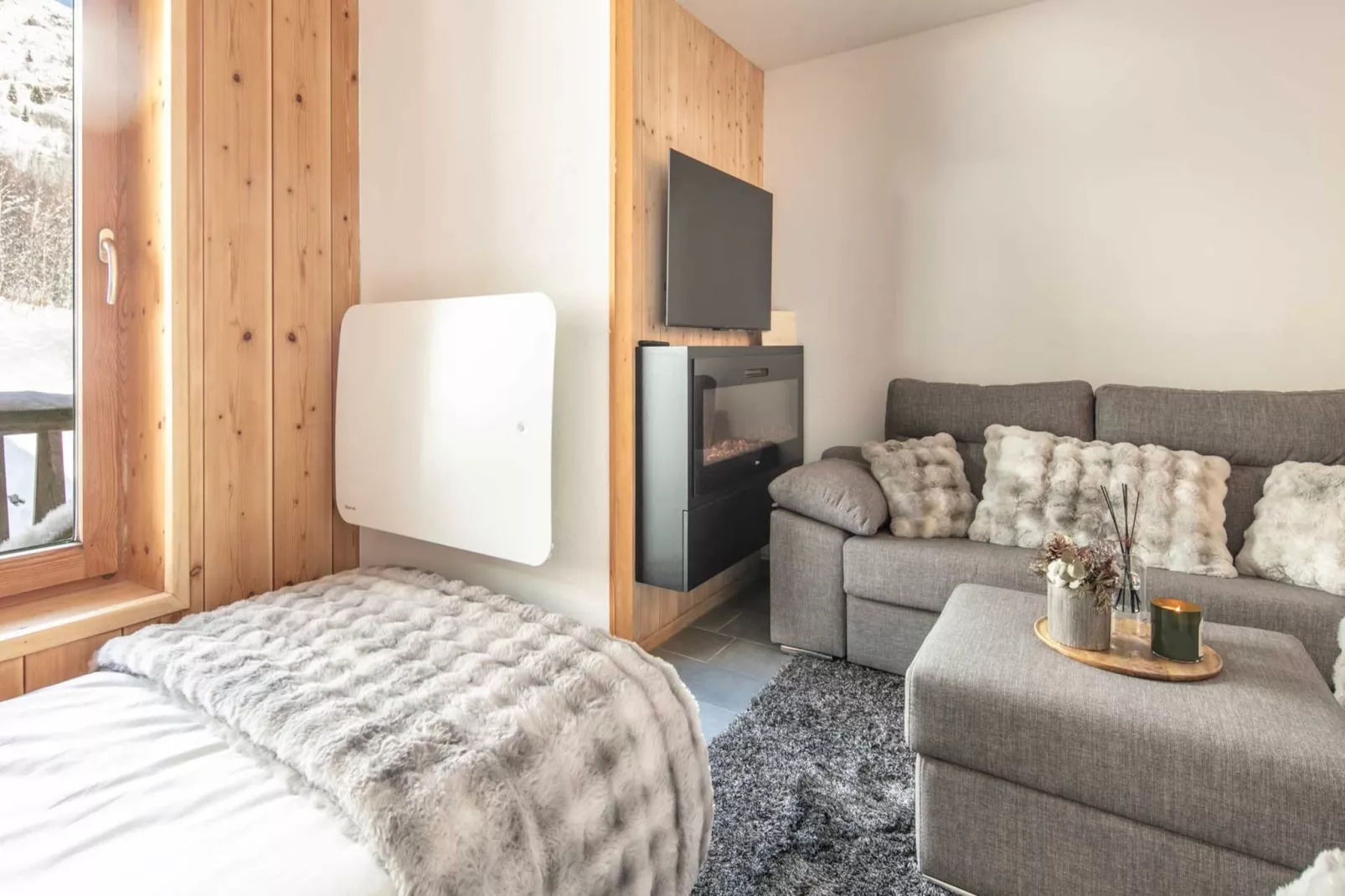 Les Fermes de Saint Sorlin H N°103 - 2P6-Living room