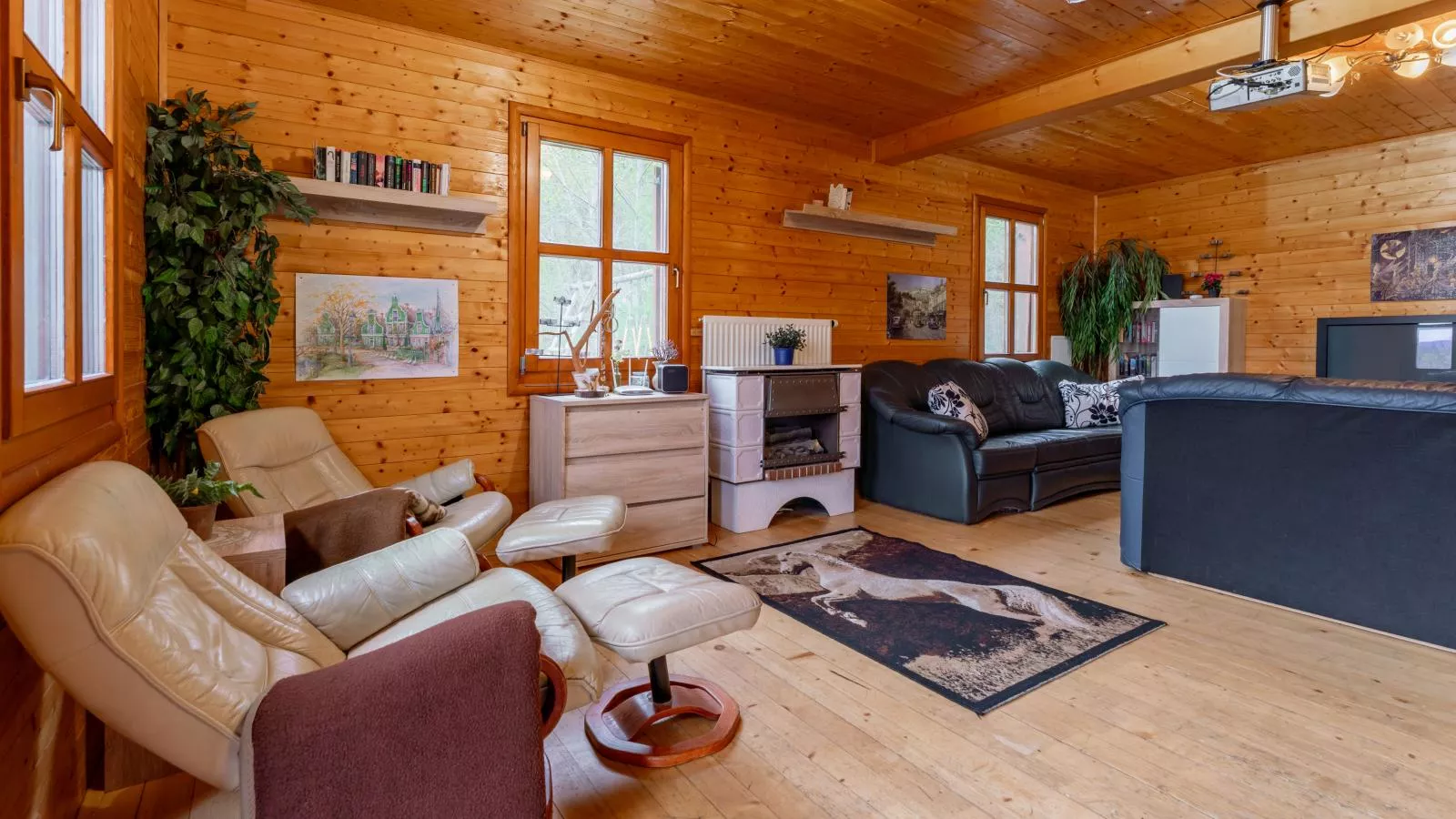 Sternenchalet-Wohnzimmer