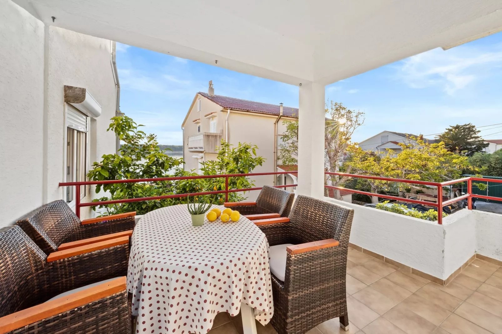 Apartments Jurica - Apt Marija with Sea View,-Balcon-terrasse