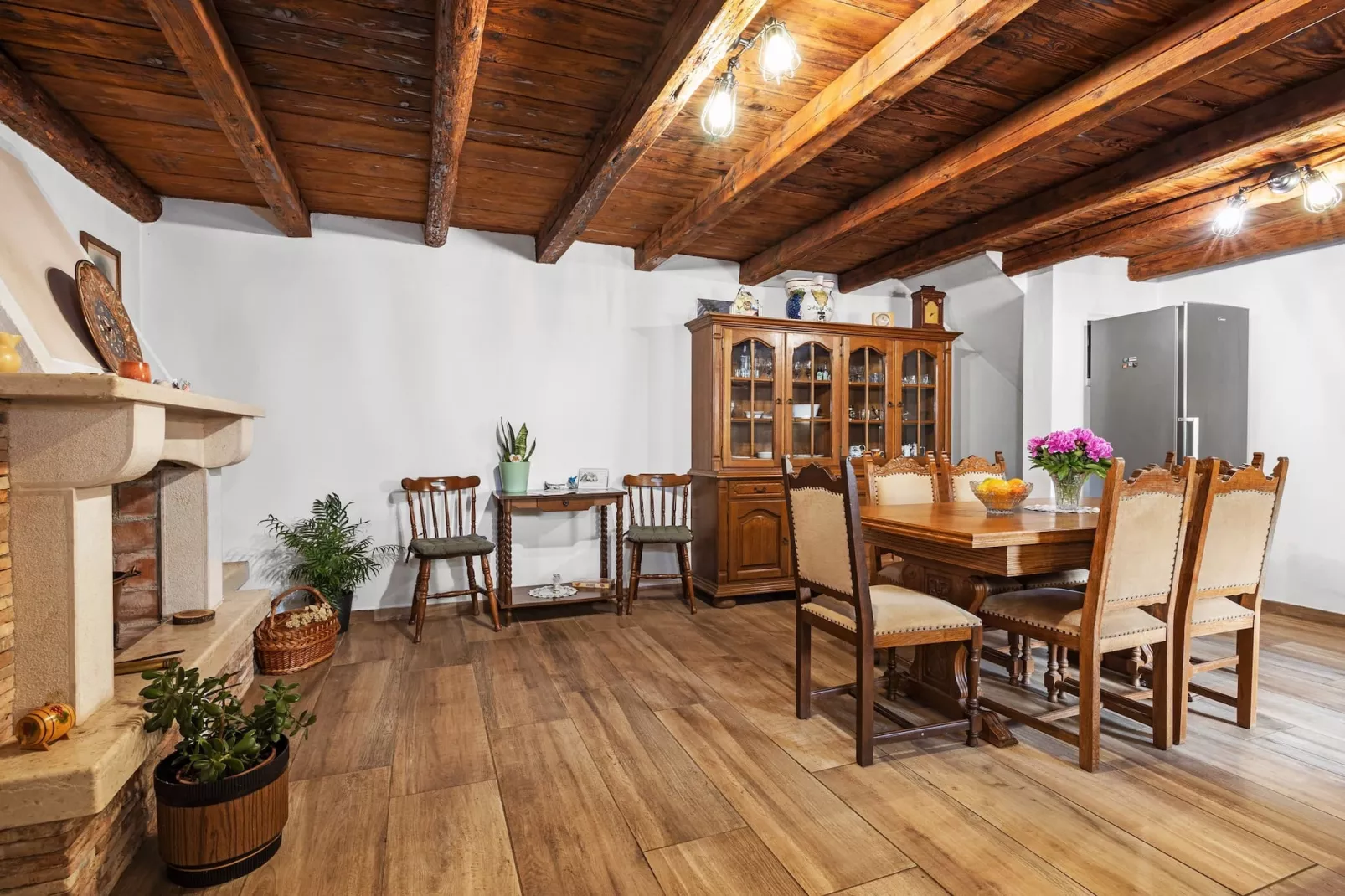Villa Katarina - Old Stone House with Private Pool-Dining room